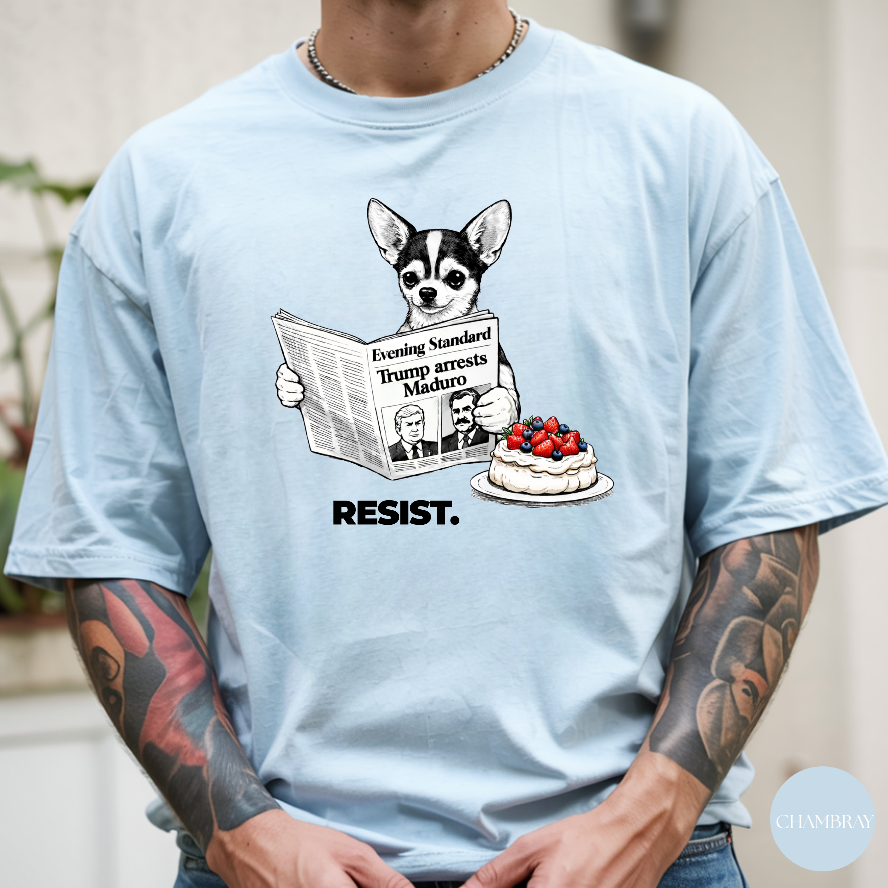 Breaking News Corgi Tee