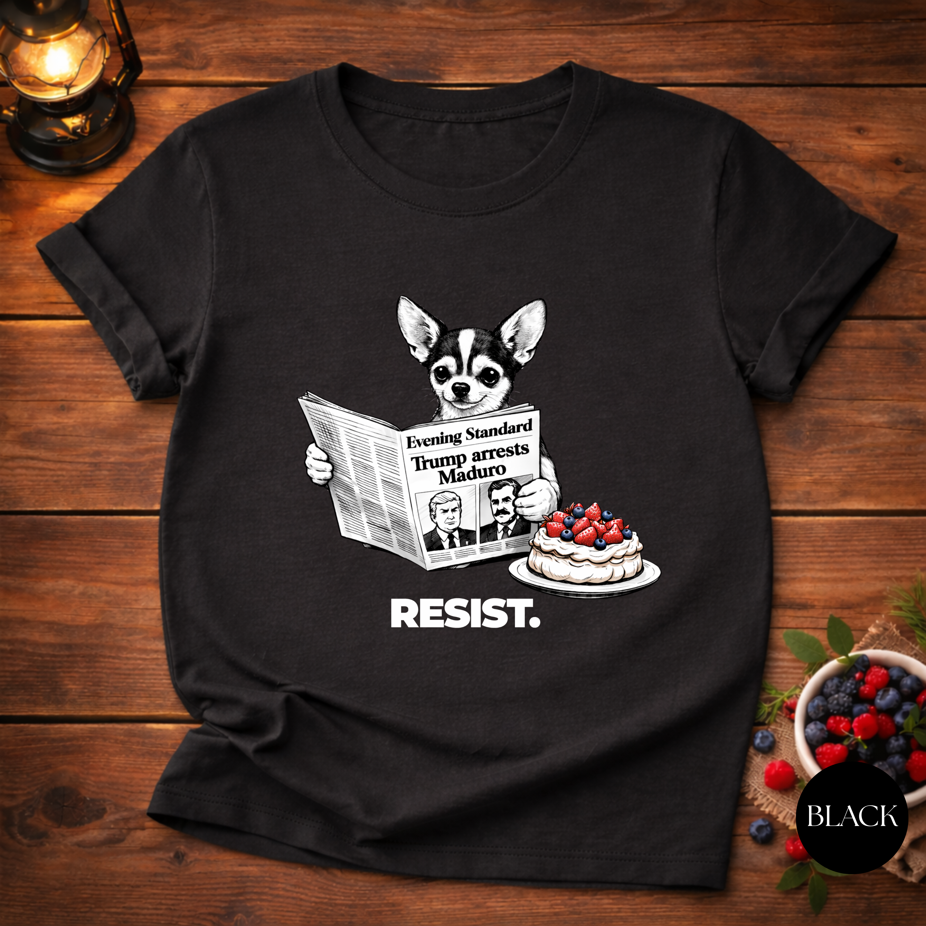 Breaking News Corgi Tee