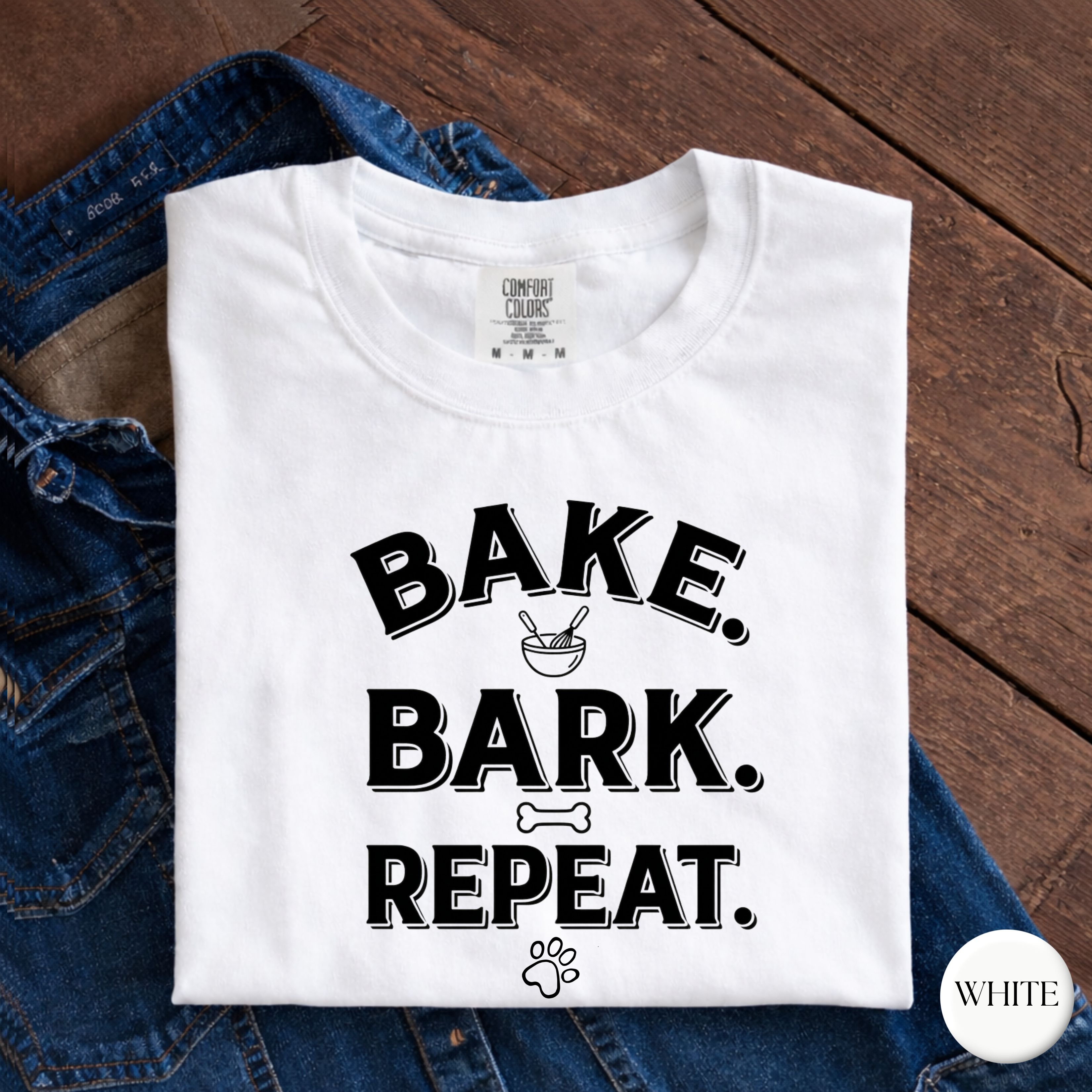 Bake, Bark, Repeat Tee