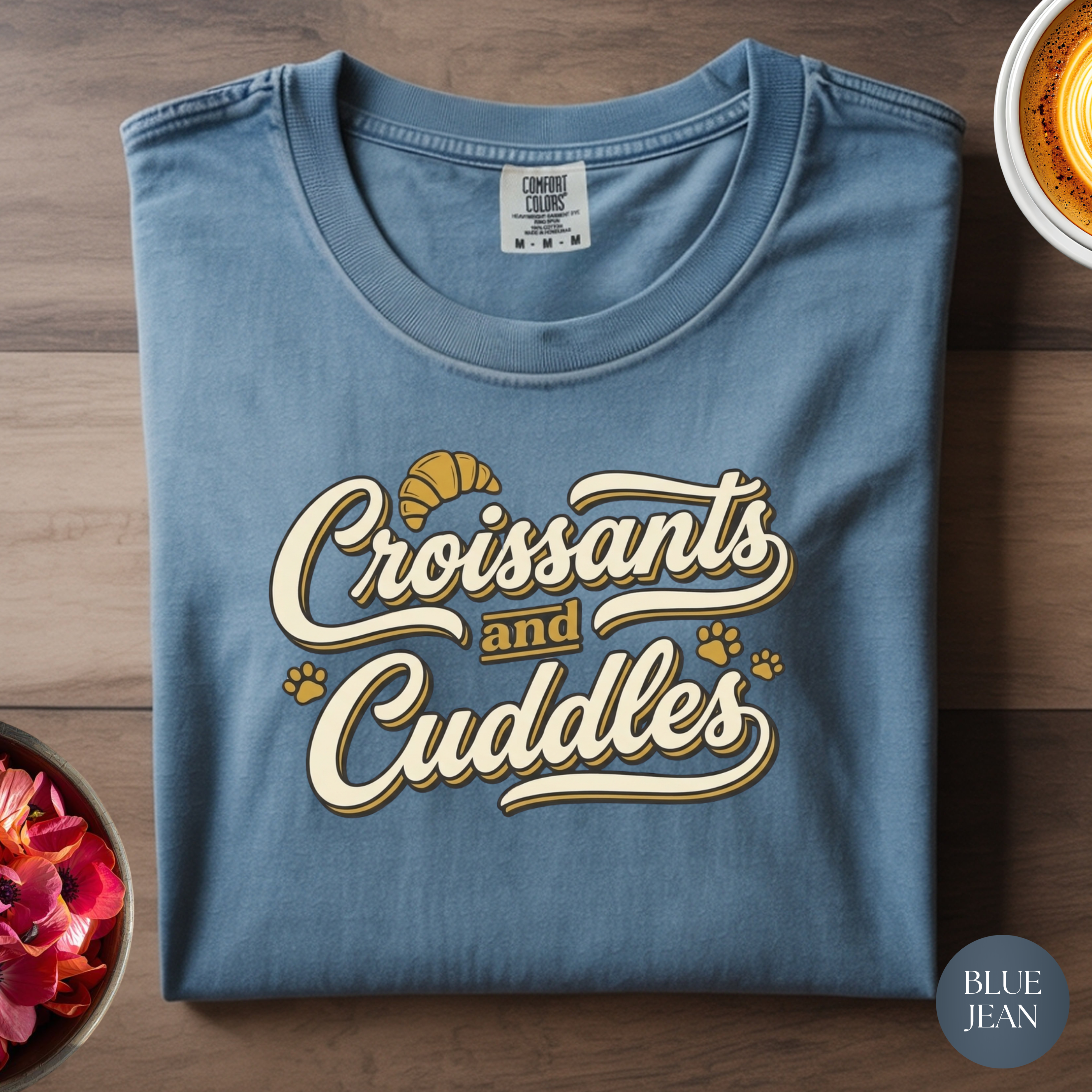 Croissants & Cuddles Tee
