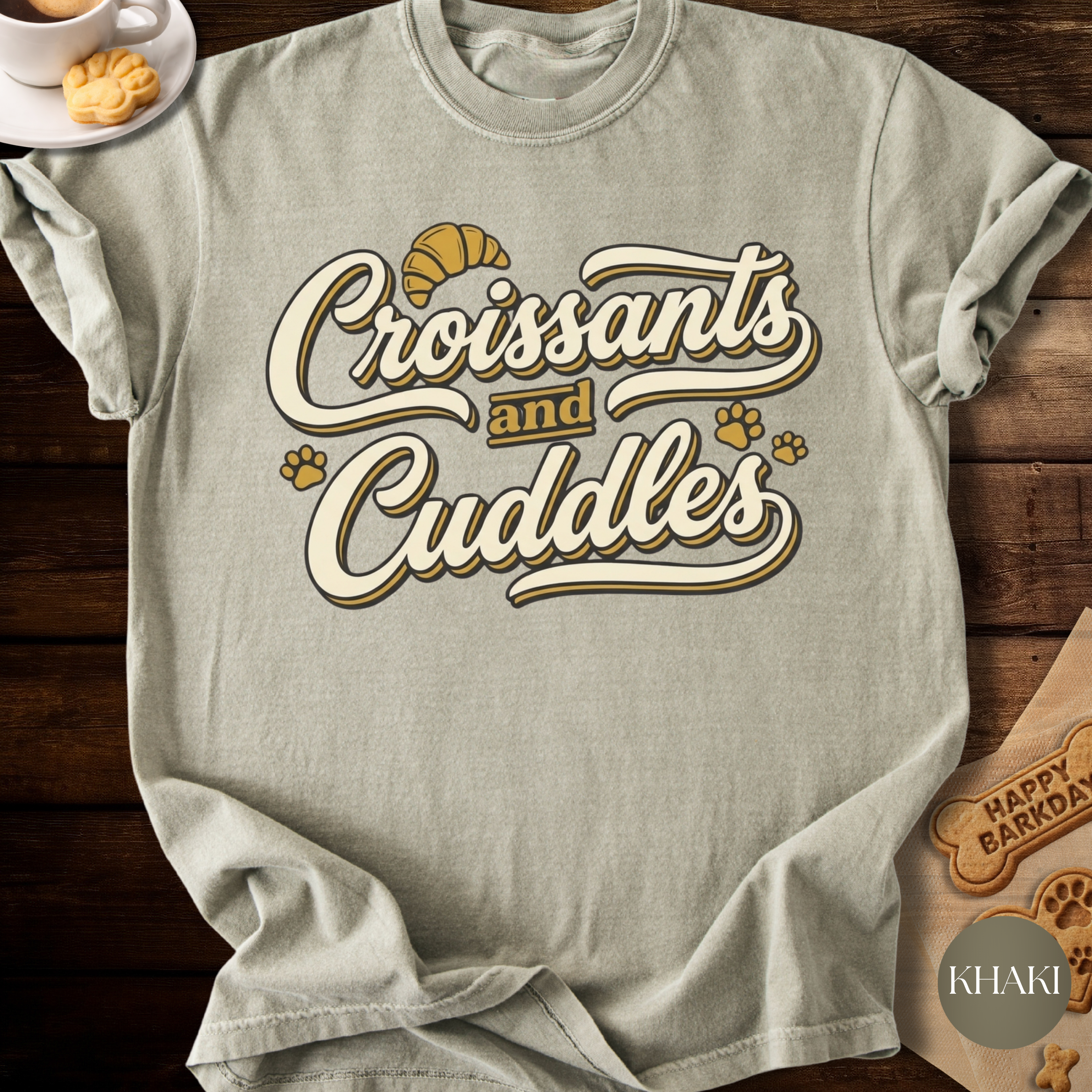 Croissants & Cuddles Tee