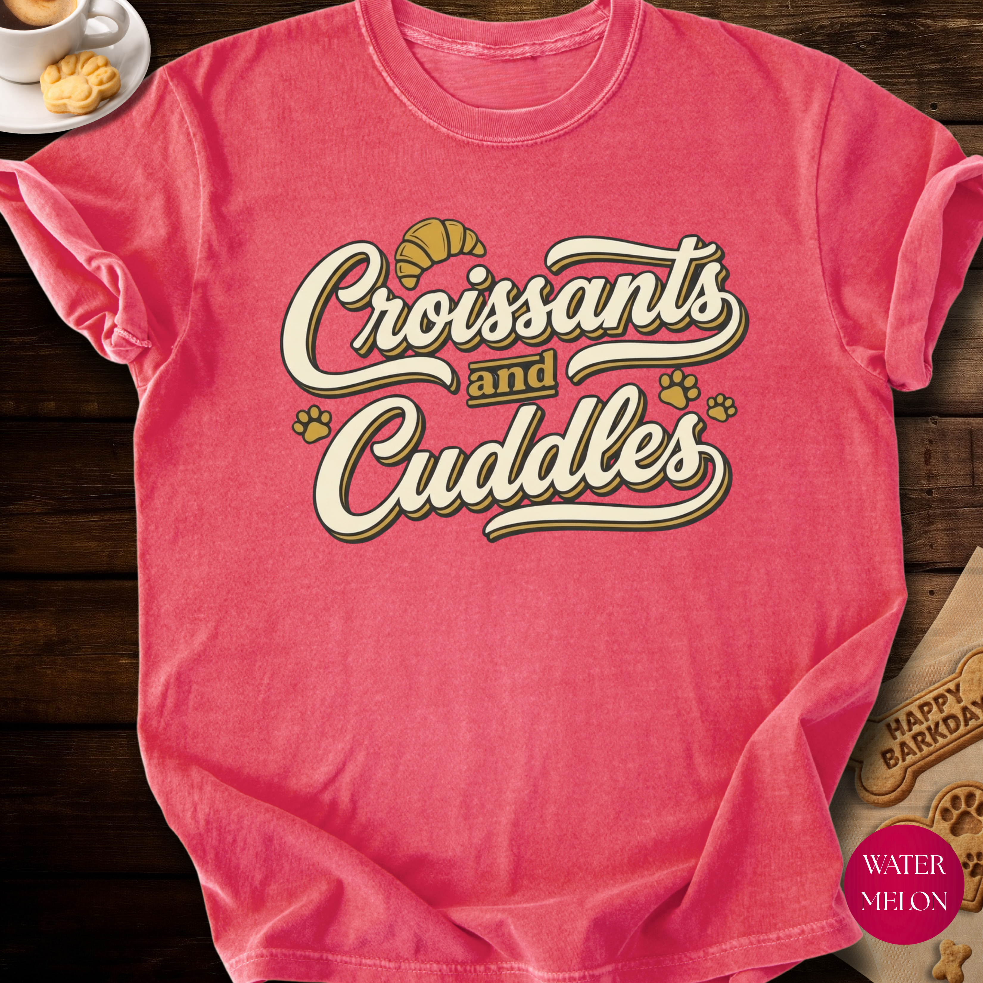 Croissants & Cuddles Tee