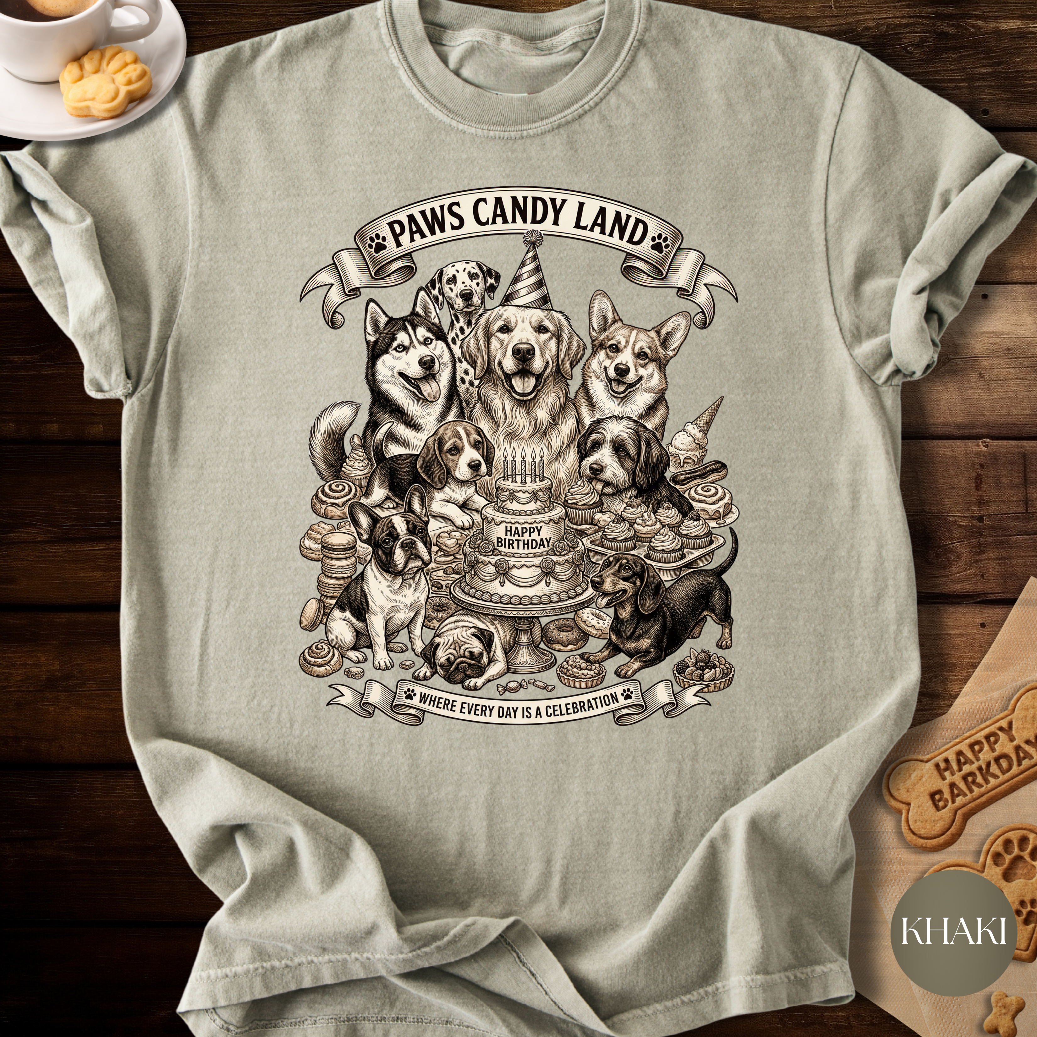 Paws Candy Land Tee