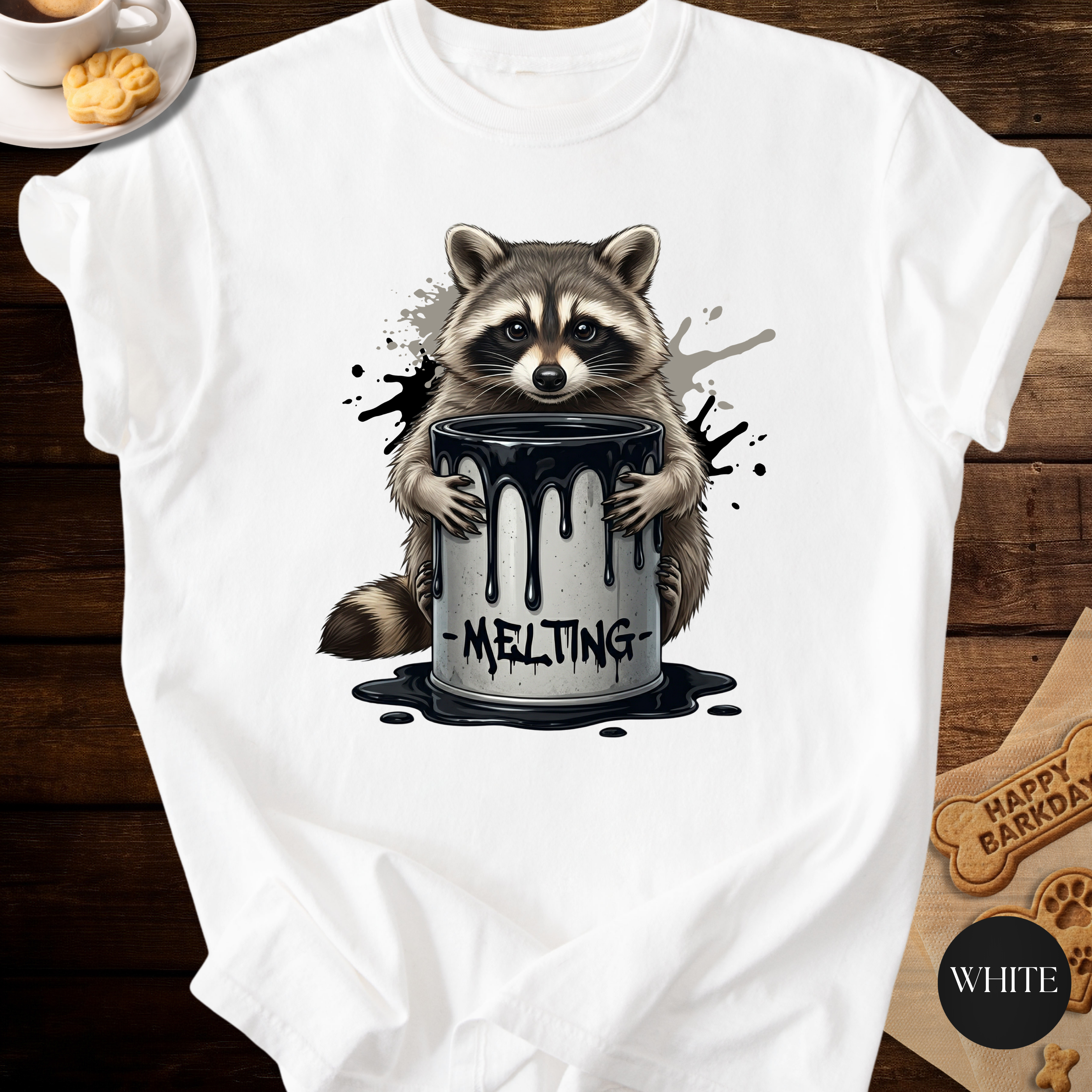 Melting Raccoon Tee