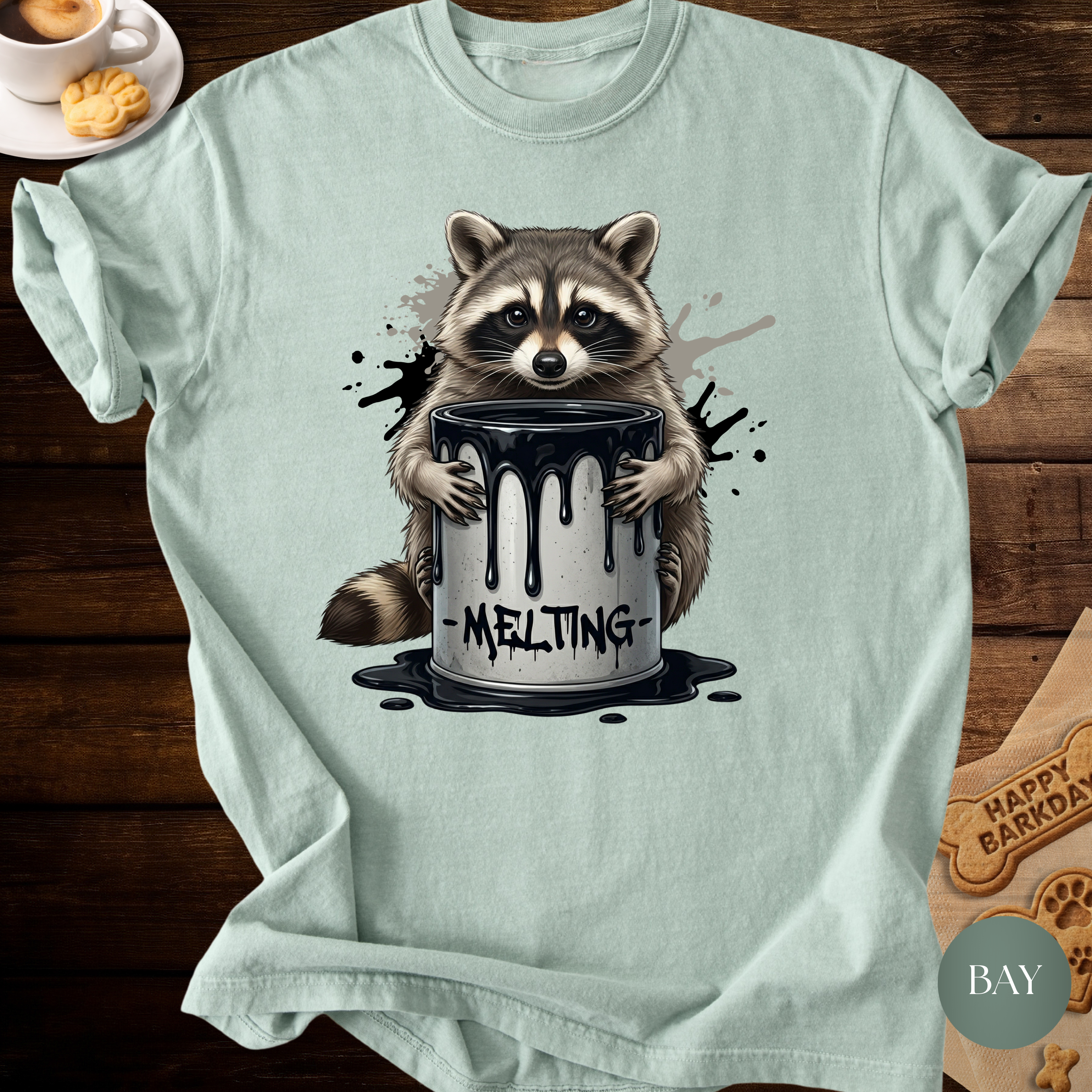 Melting Raccoon Tee