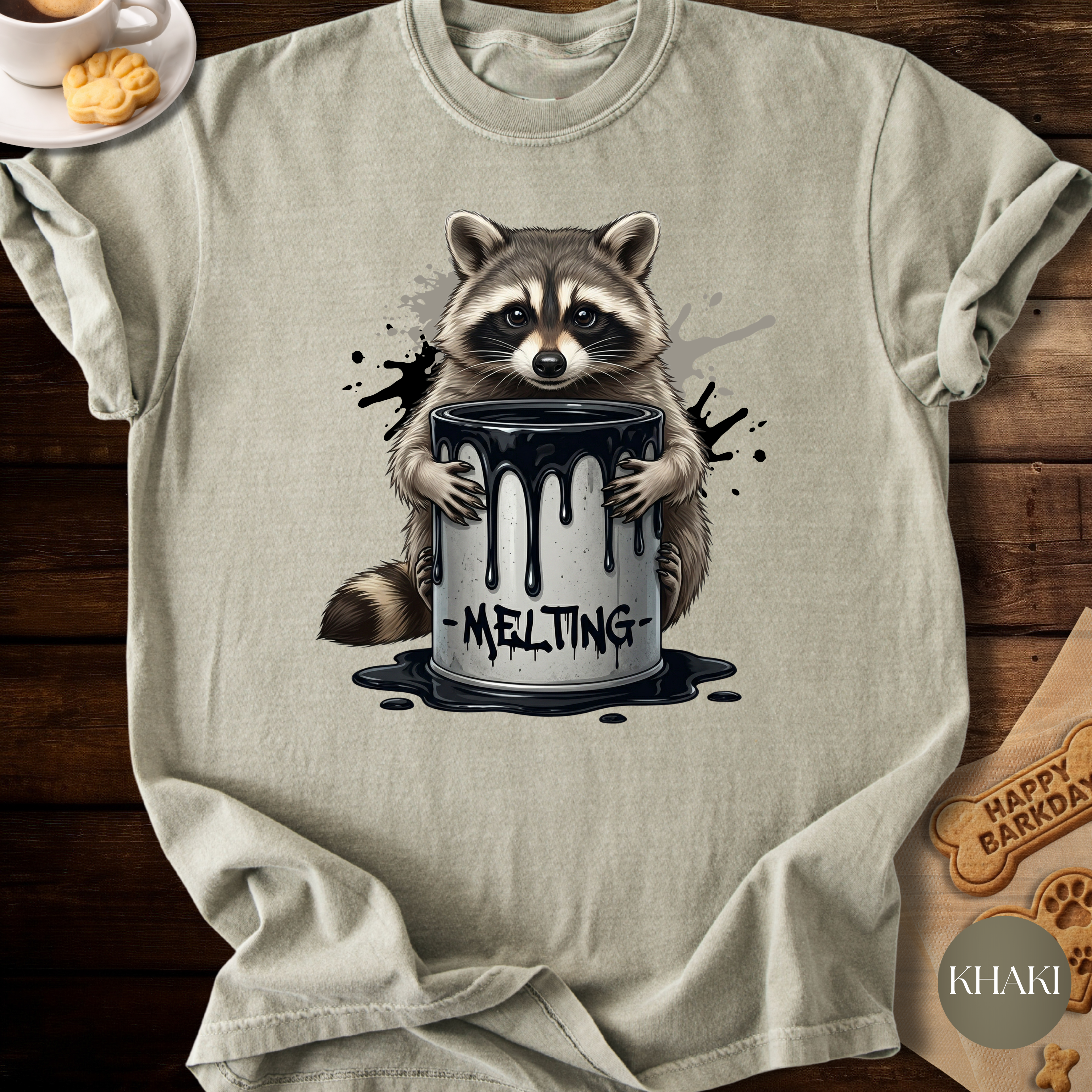 Melting Raccoon Tee