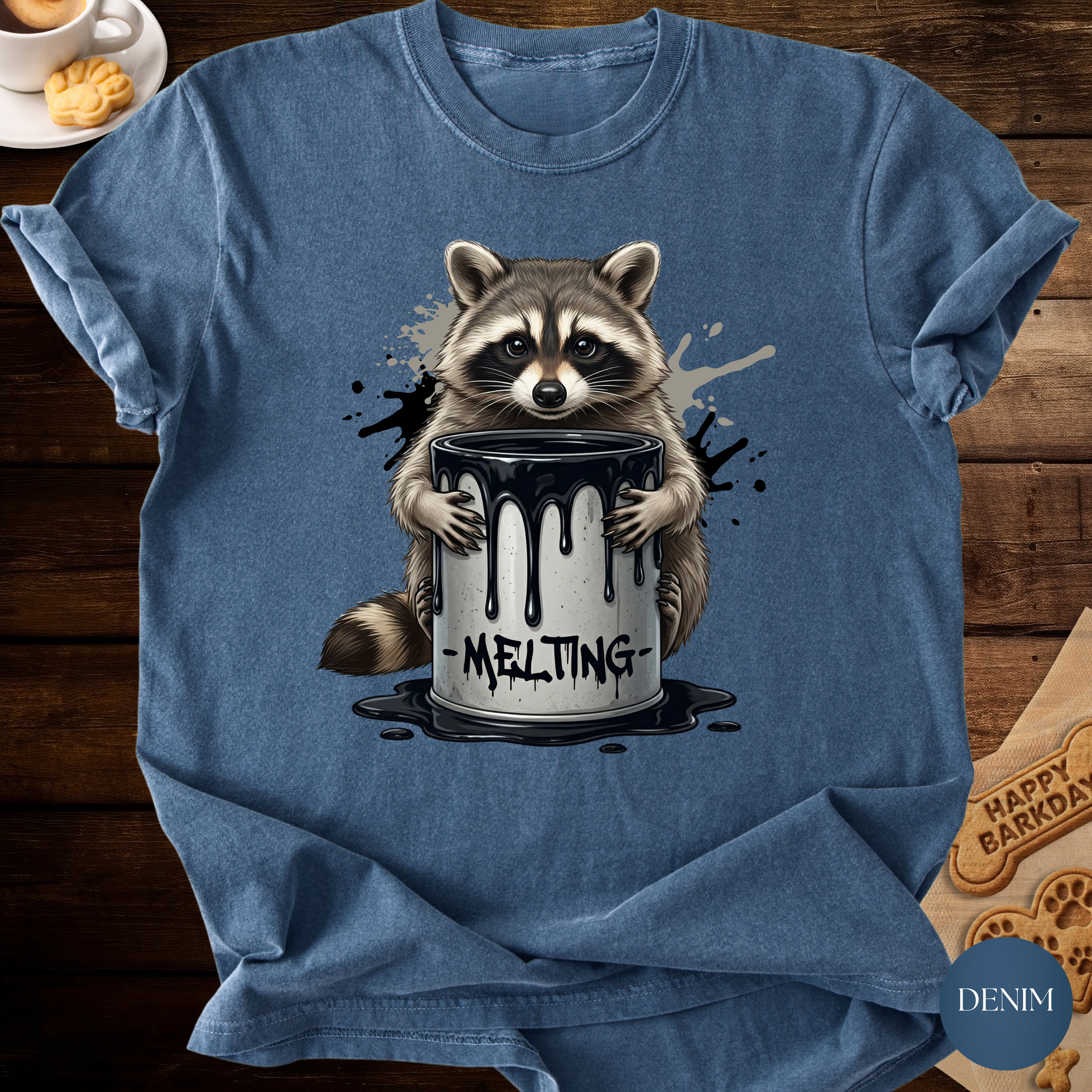 Melting Raccoon Tee