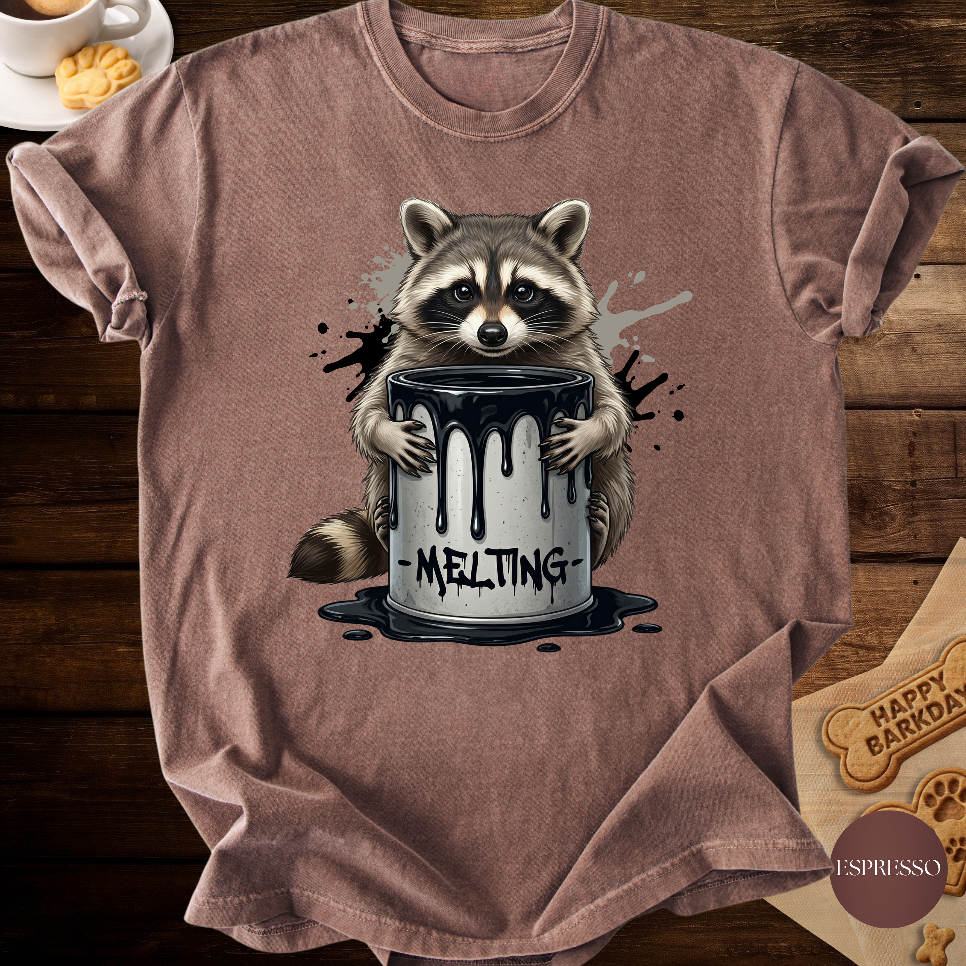 Melting Raccoon Tee