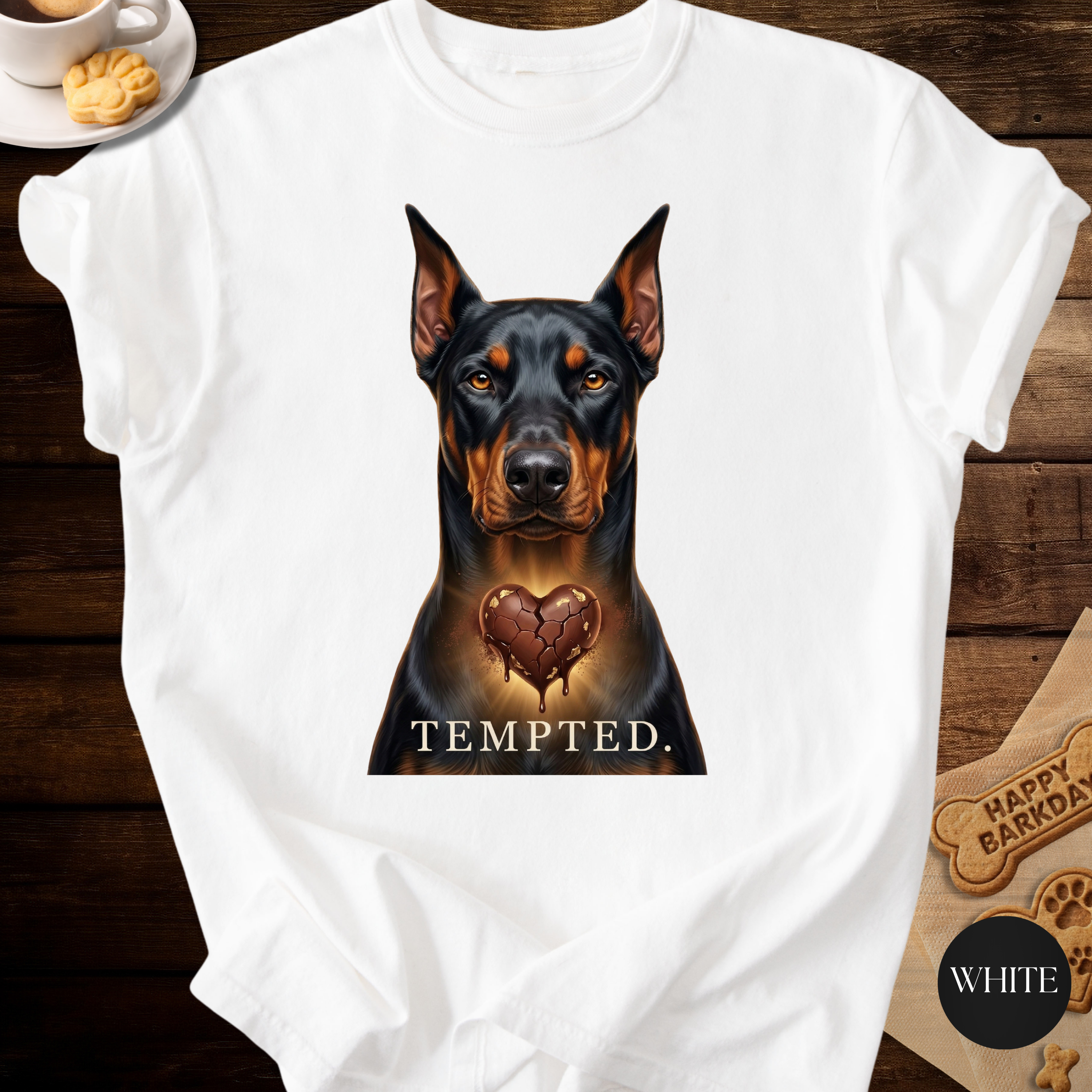Chocolate Drop Rottie Tee