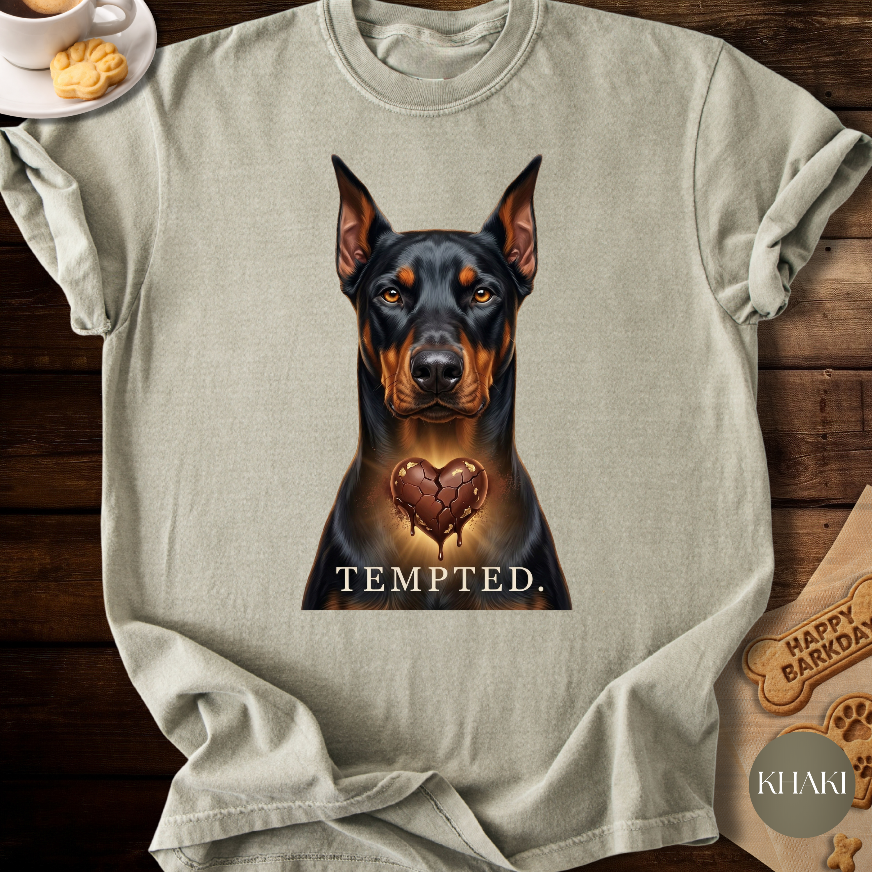 Chocolate Drop Rottie Tee