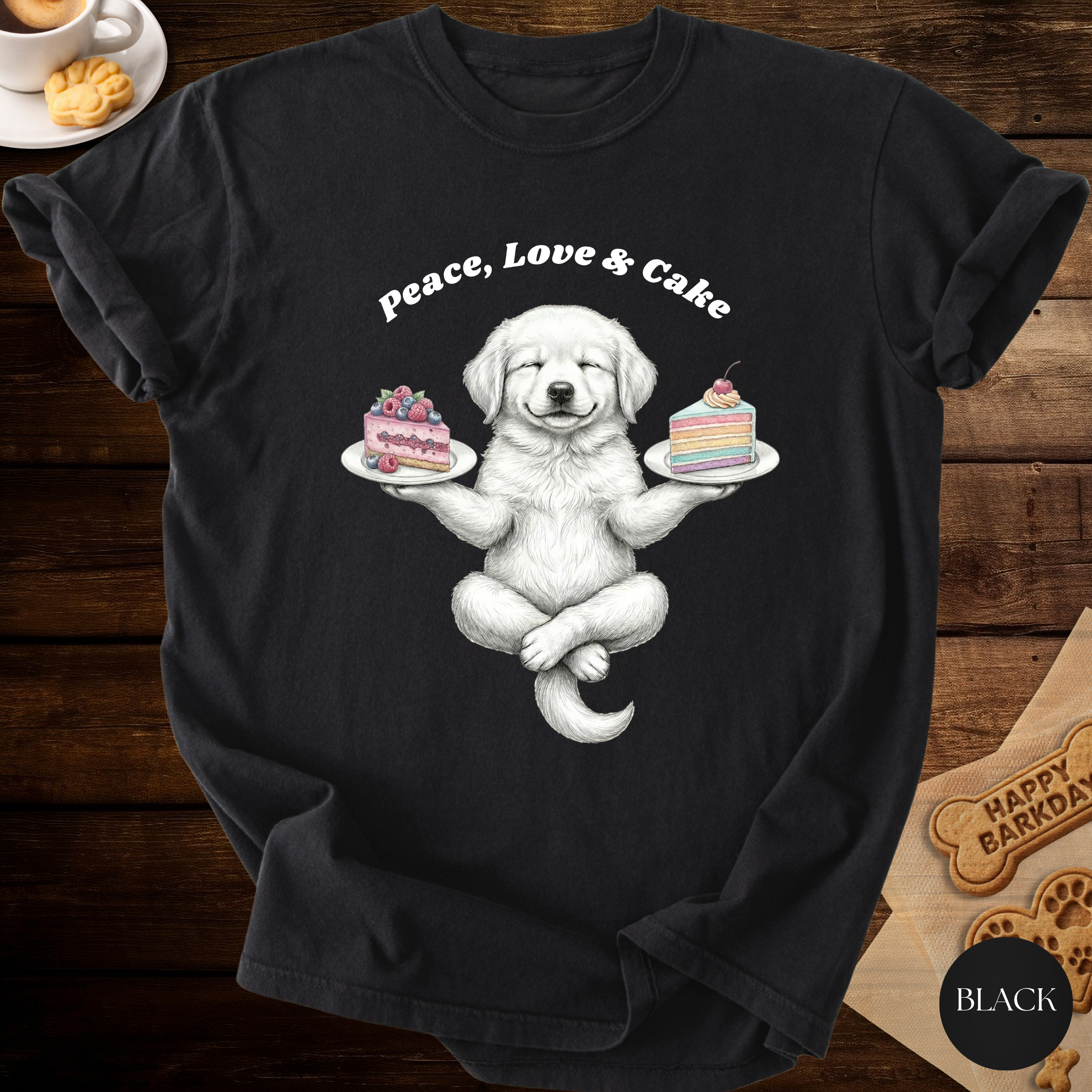 Peace, Love & Cake Tee