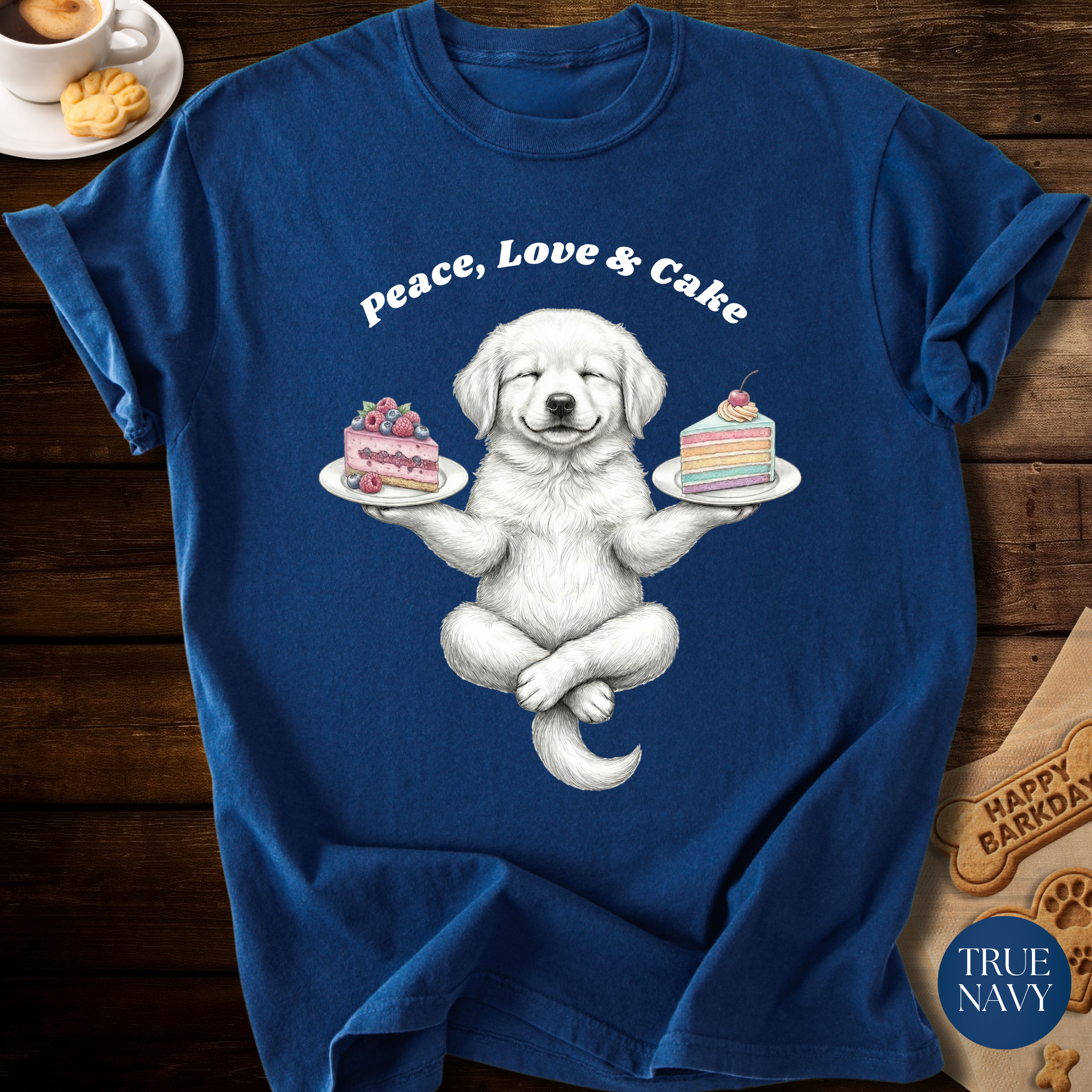 Peace, Love & Cake Tee
