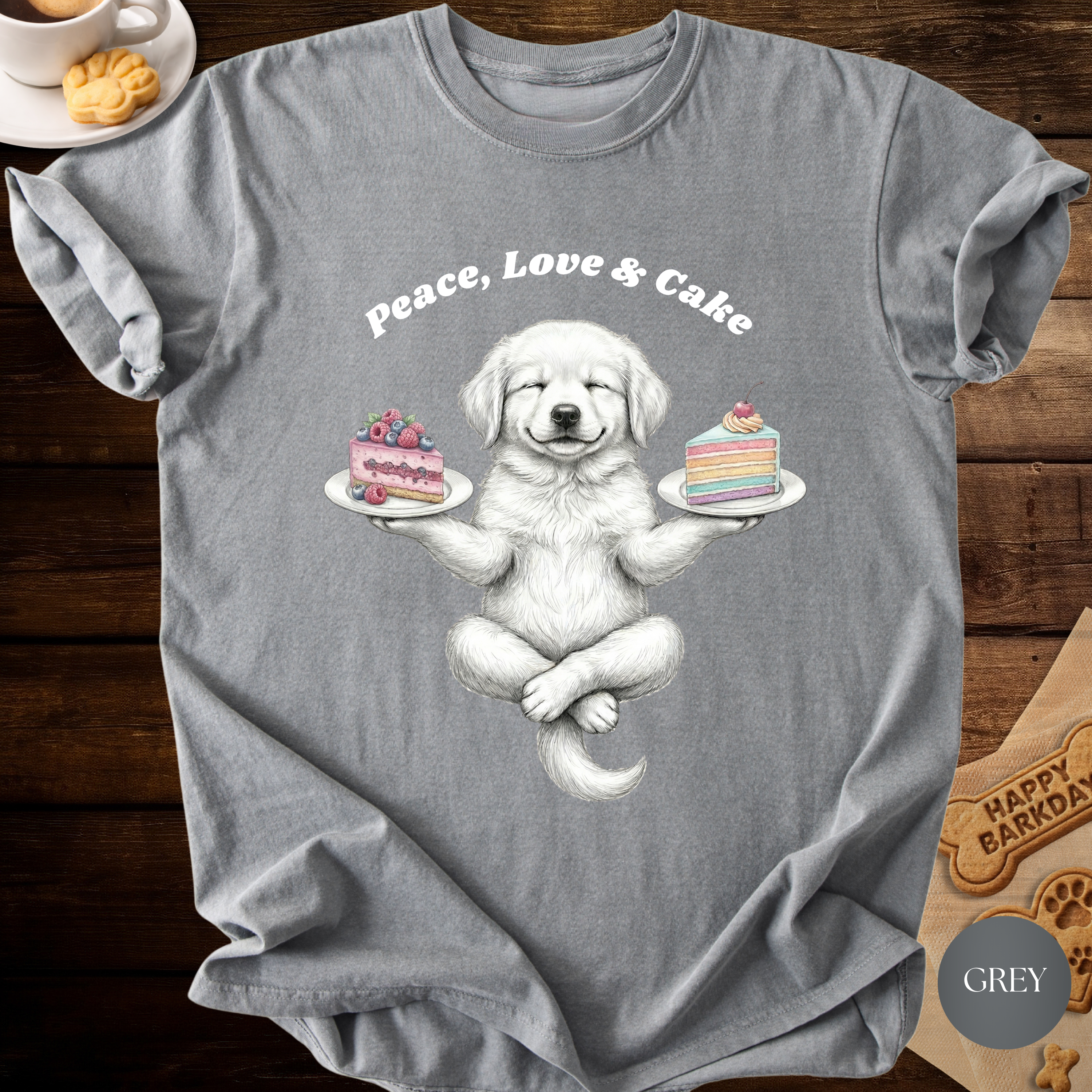 Peace, Love & Cake Tee