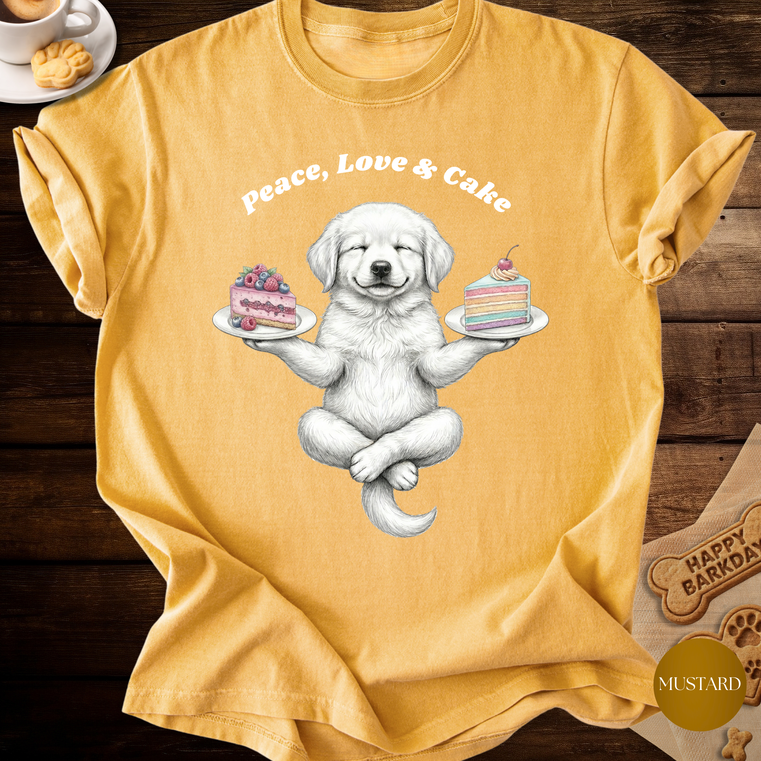 Peace, Love & Cake Tee