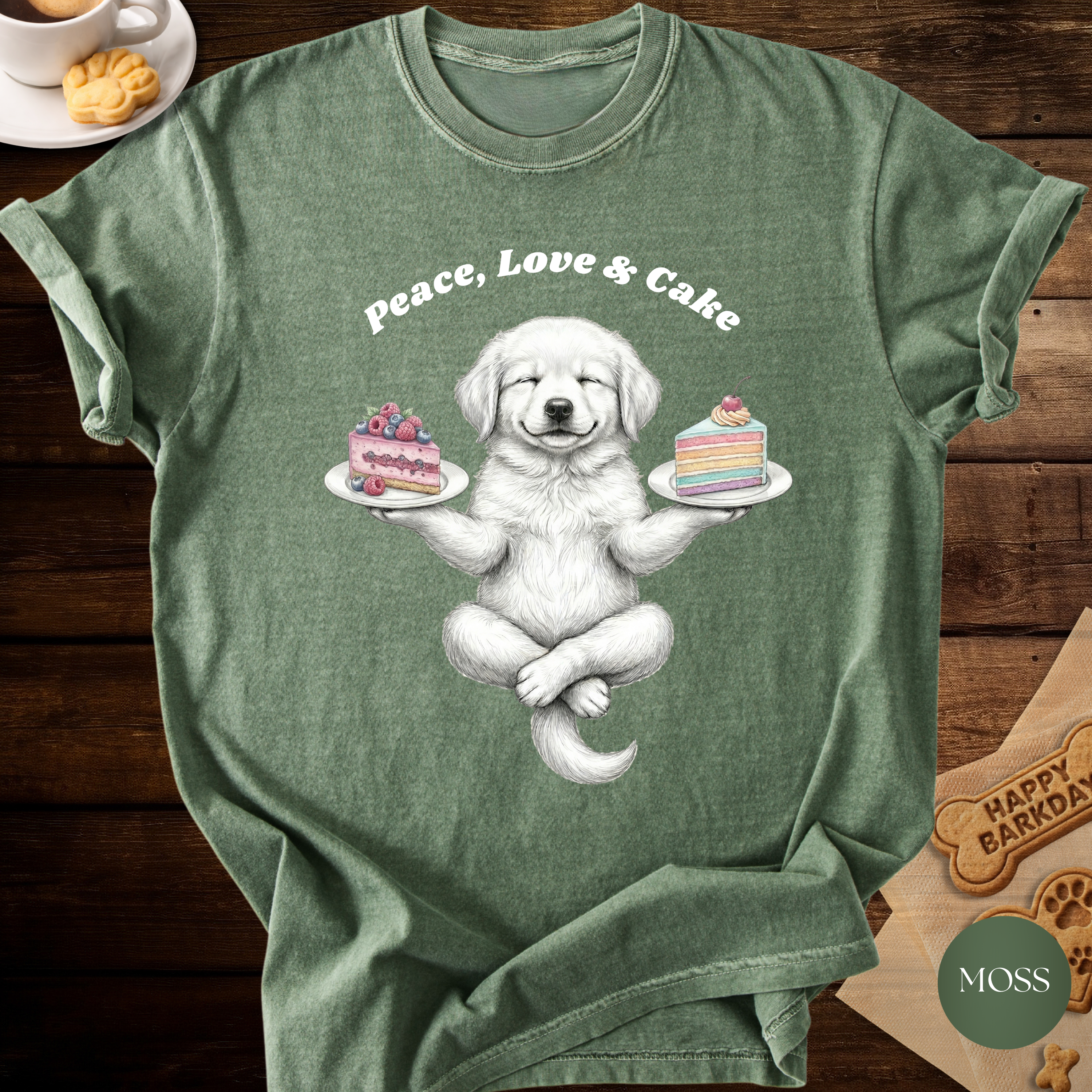 Peace, Love & Cake Tee