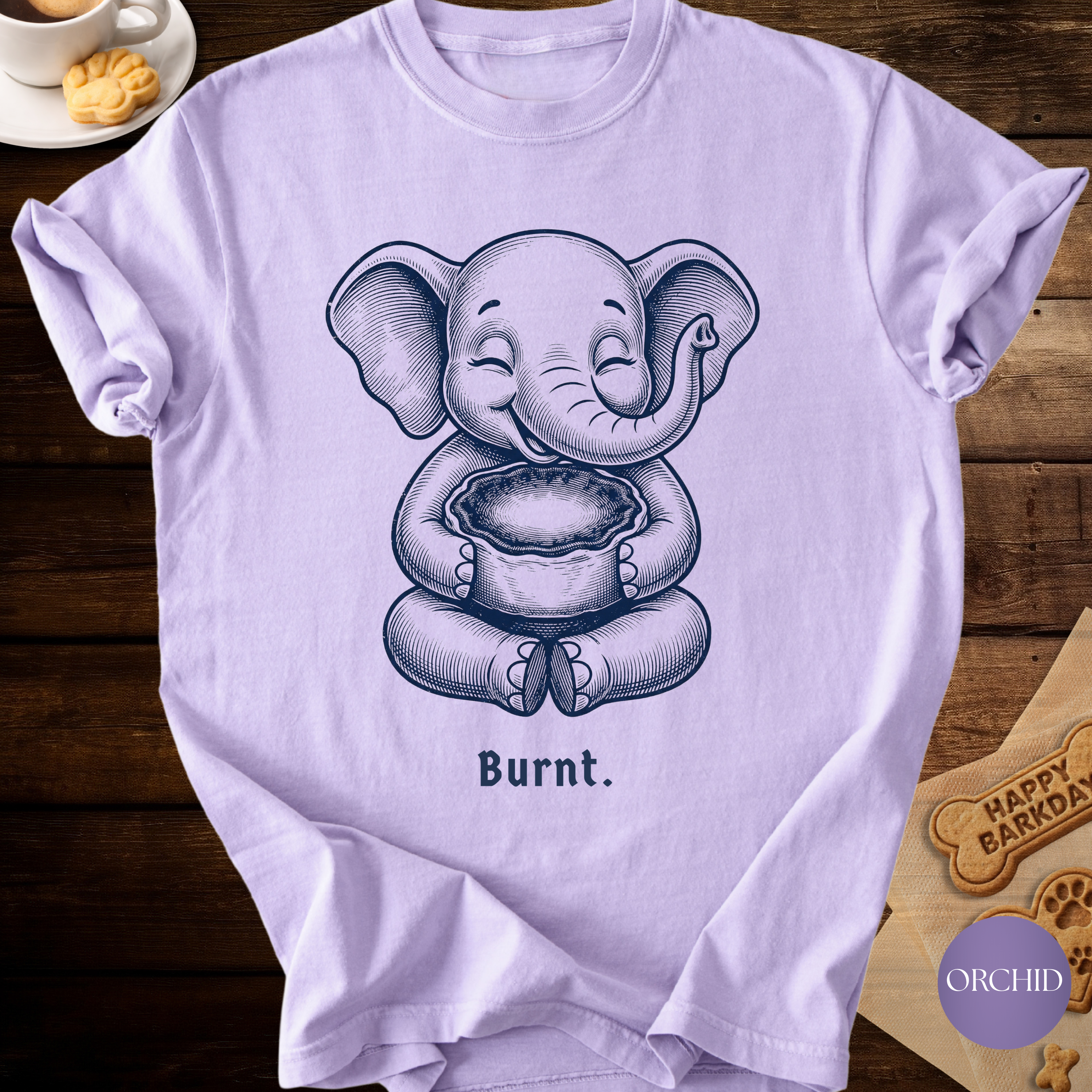 Burnt & Proud Elephant Tee