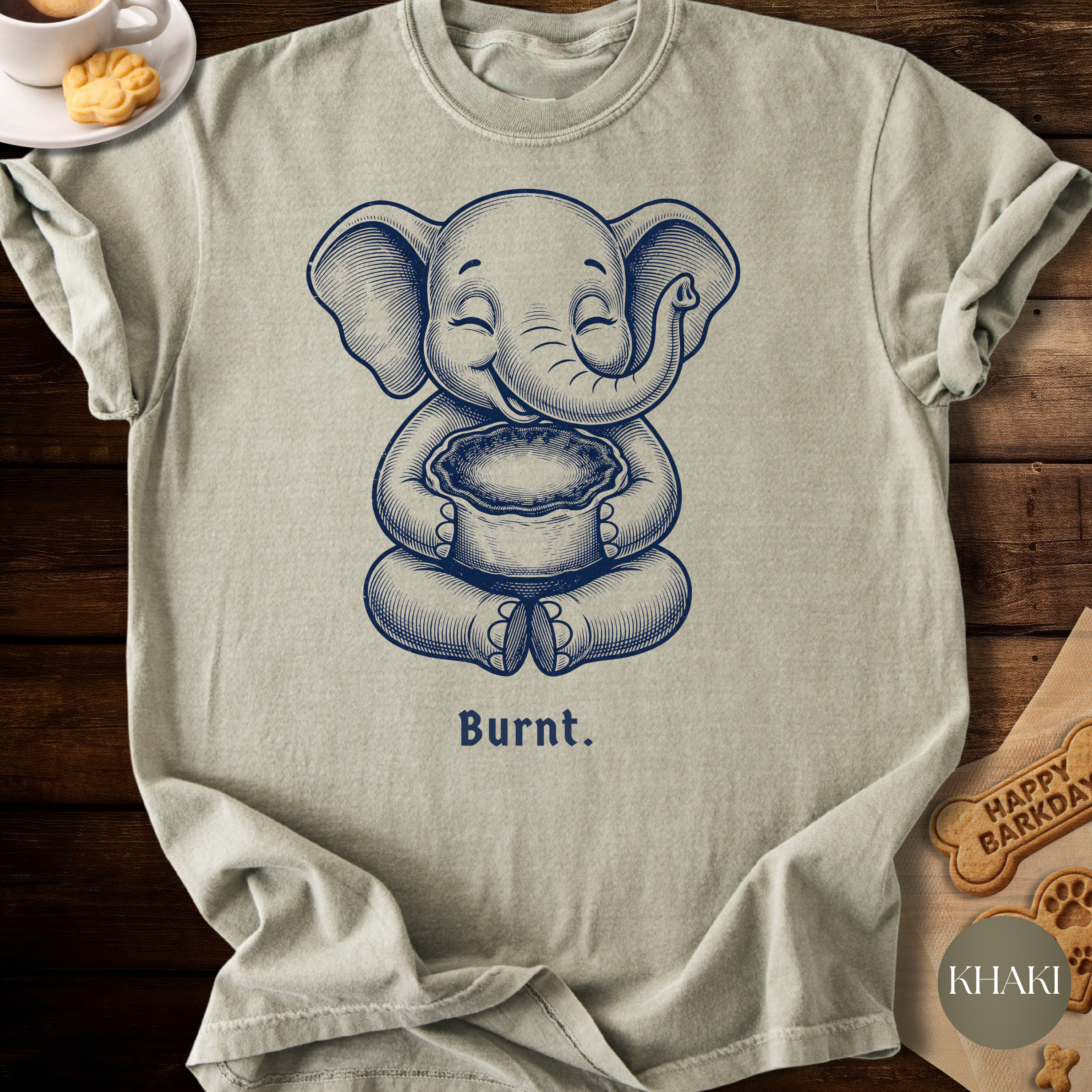 Burnt & Proud Elephant Tee