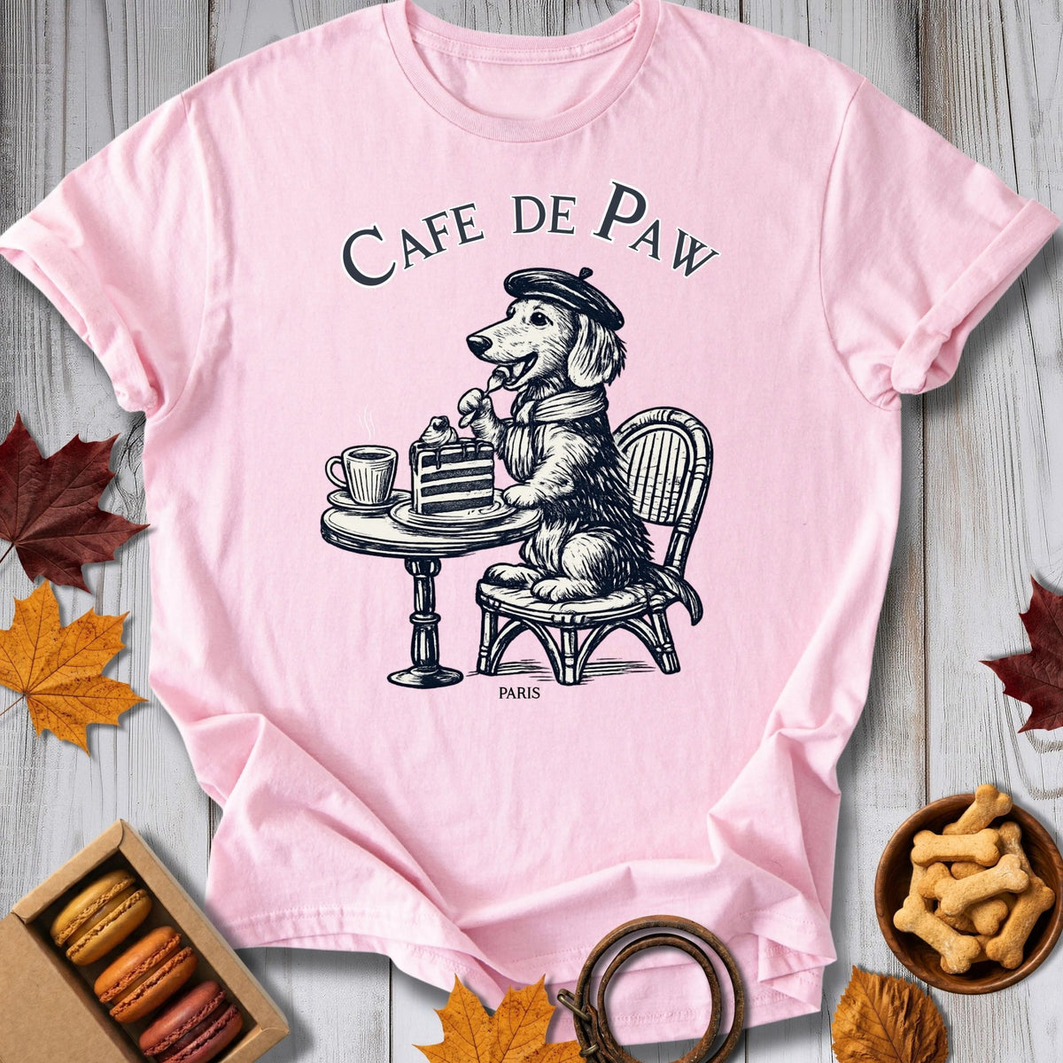 Cafe de Paw Tee - Pawtisserie - variant