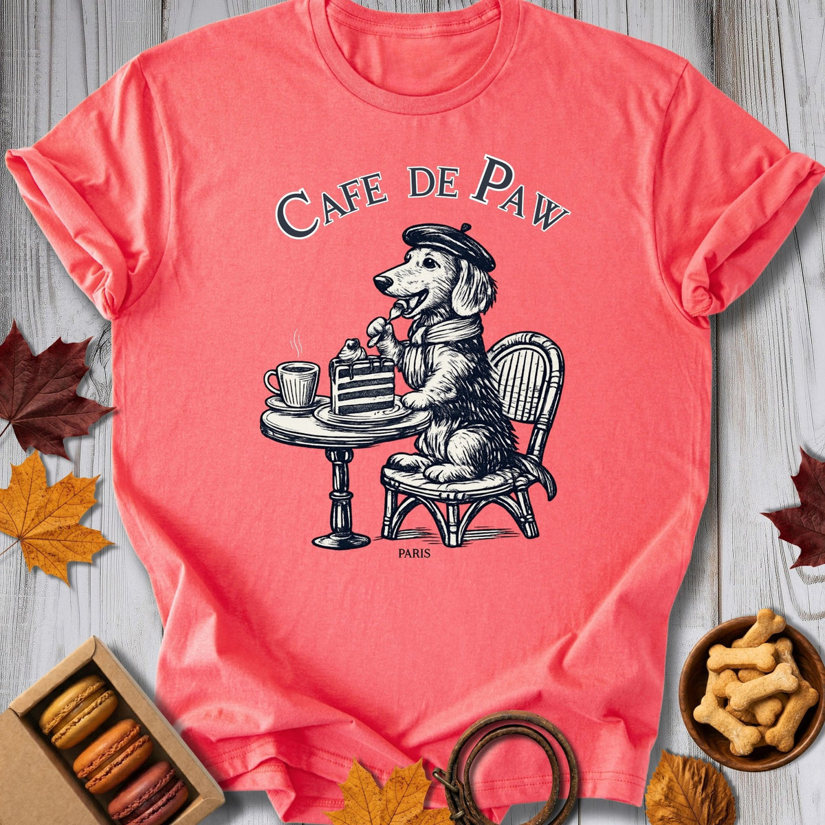 Cafe de Paw Tee - Pawtisserie - variant