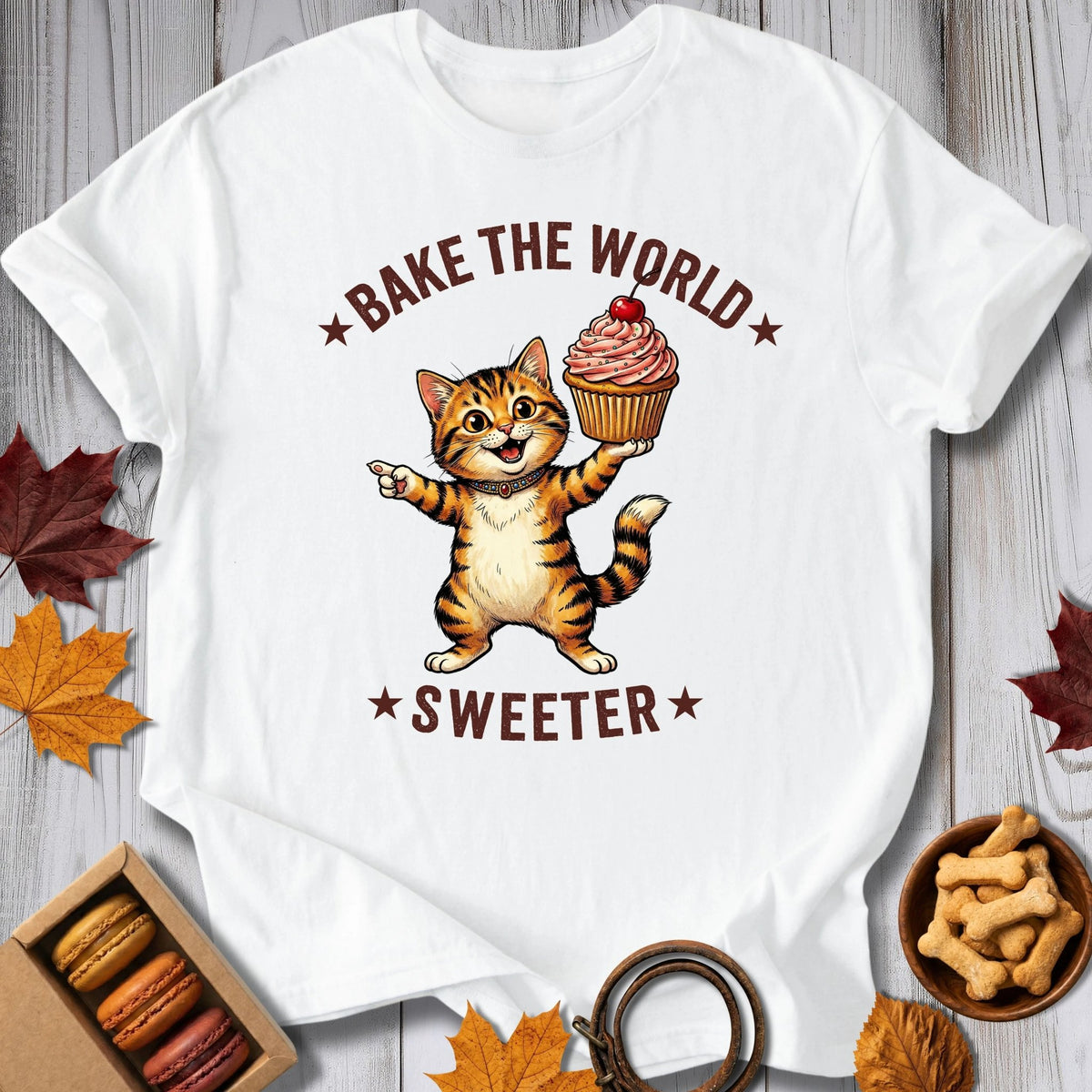 Bake The World Tee - Pawtisserie - variant