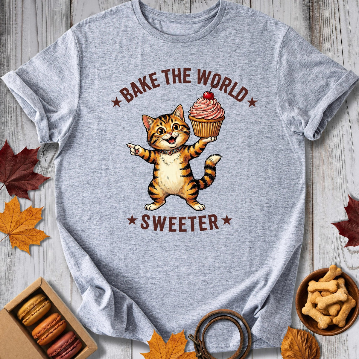 Bake The World Tee - Pawtisserie - variant