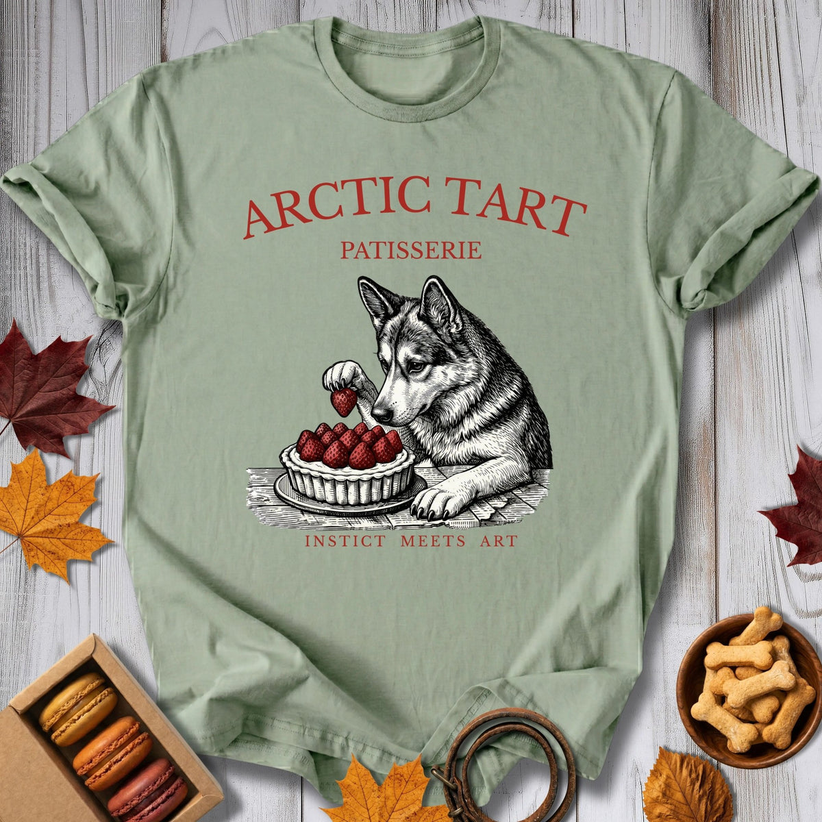 Tart Heart Shepherd Tee - Pawtisserie - variant