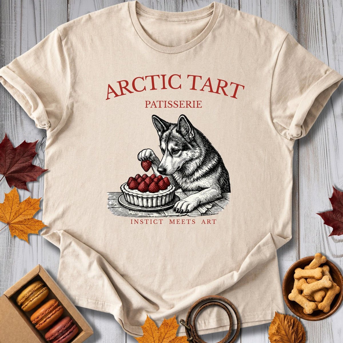 Tart Heart Shepherd Tee - Pawtisserie - variant