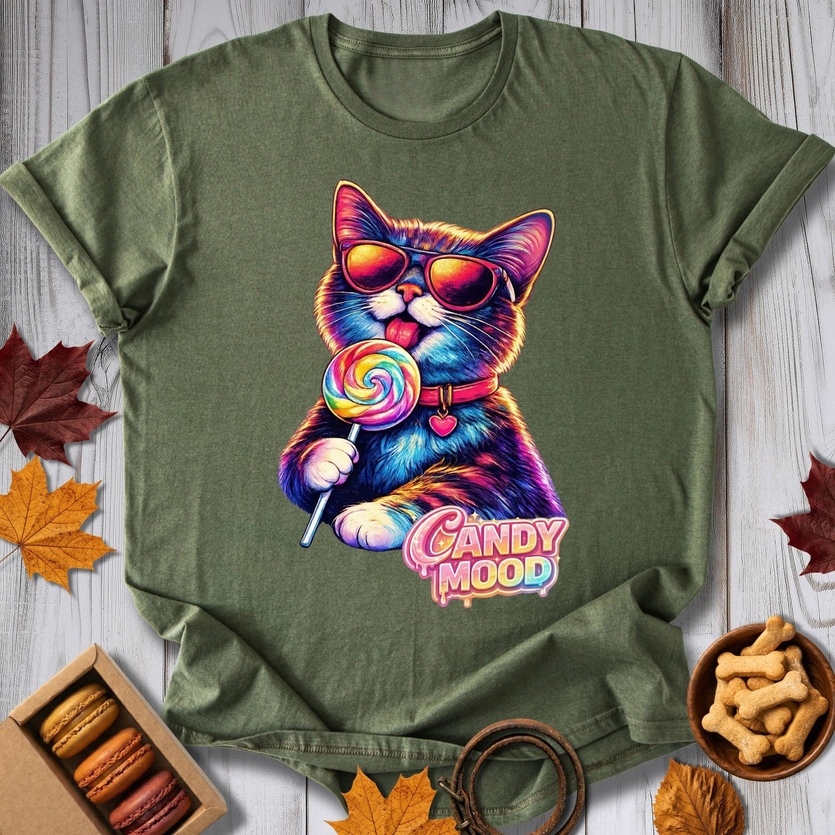 Candy Mood Cat Tee - Pawtisserie - variant