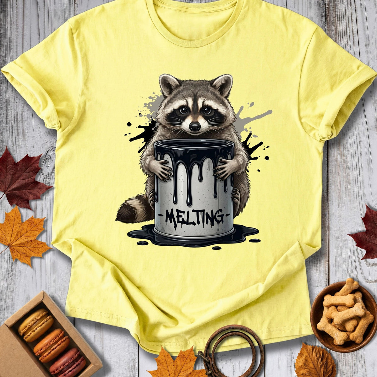 Melting Raccoon Tee - Pawtisserie - variant