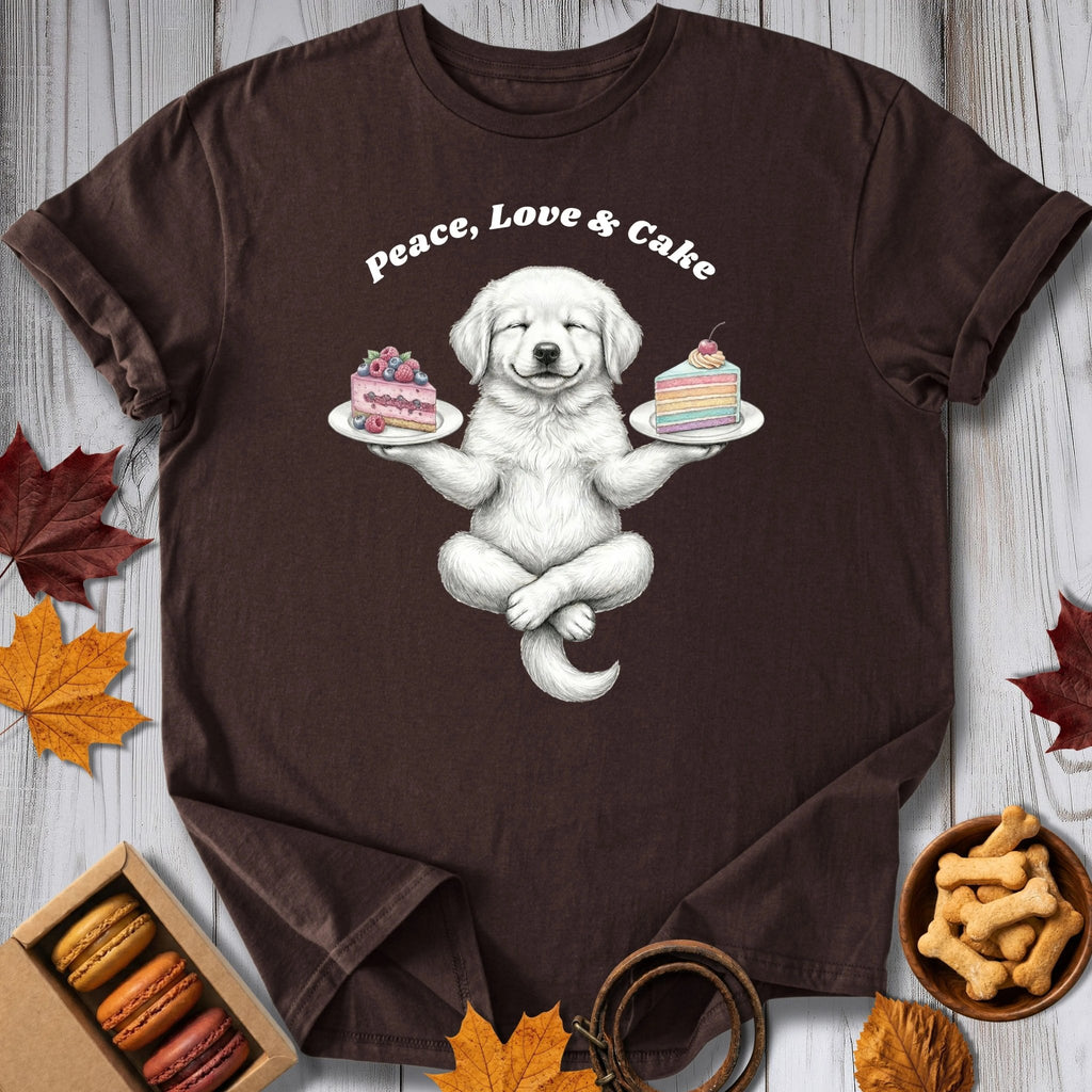 Peace, Love & Cake Tee - Pawtisserie - variant