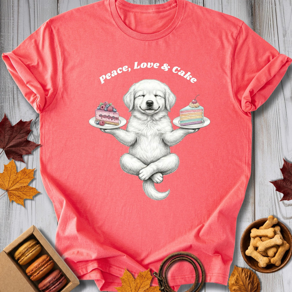Peace, Love & Cake Tee - Pawtisserie - variant
