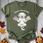Peace, Love & Cake Tee - Pawtisserie - variant