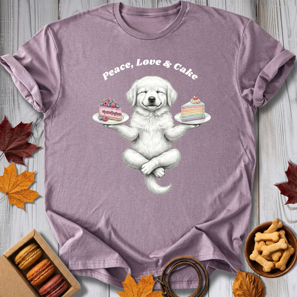 Peace, Love & Cake Tee - Pawtisserie - variant