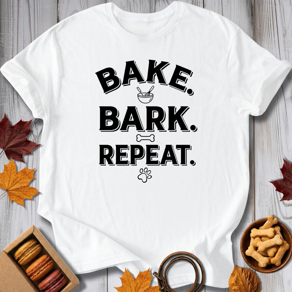Bake, Bark, Repeat Tee - Pawtisserie - variant