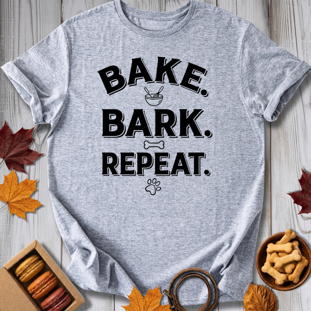 Bake, Bark, Repeat Tee - Pawtisserie - variant
