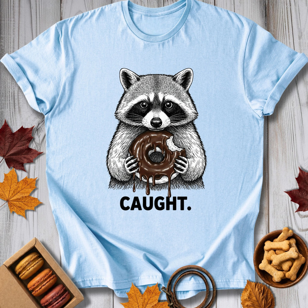 Caught Raccoon Donut Tee - Pawtisserie - variant