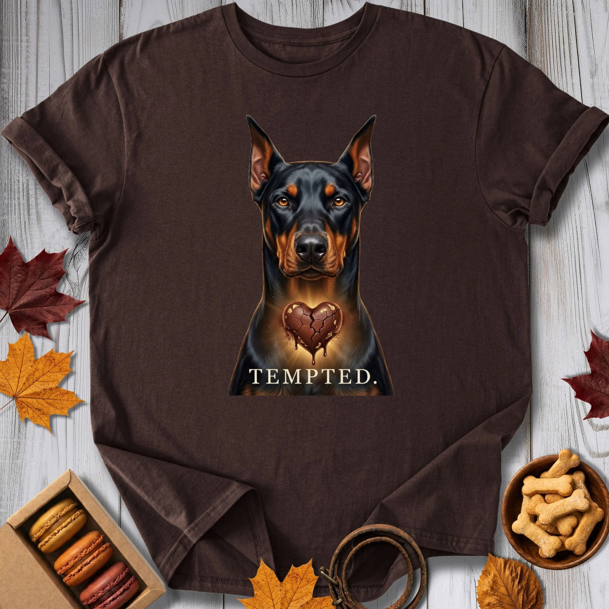 Chocolate Drop Rottie Tee - Pawtisserie - variant