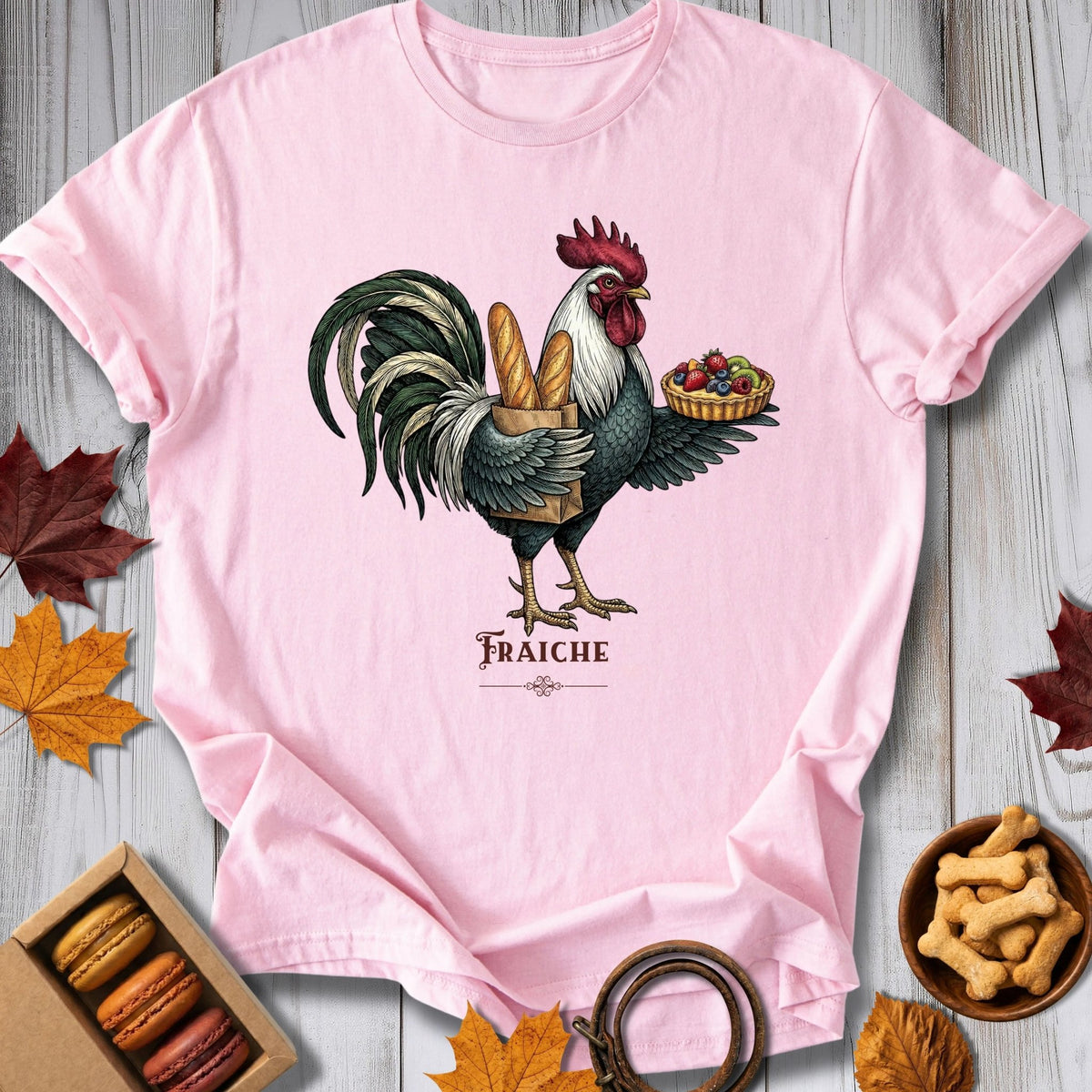 Cockerel Tart Tee - Pawtisserie - variant