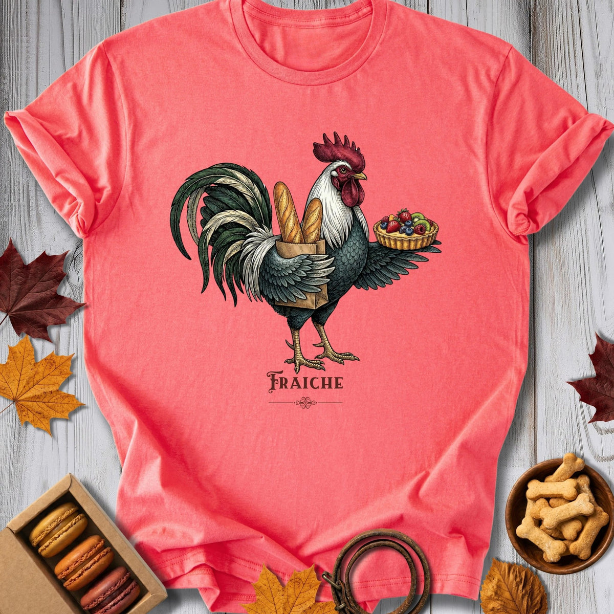 Cockerel Tart Tee - Pawtisserie - variant