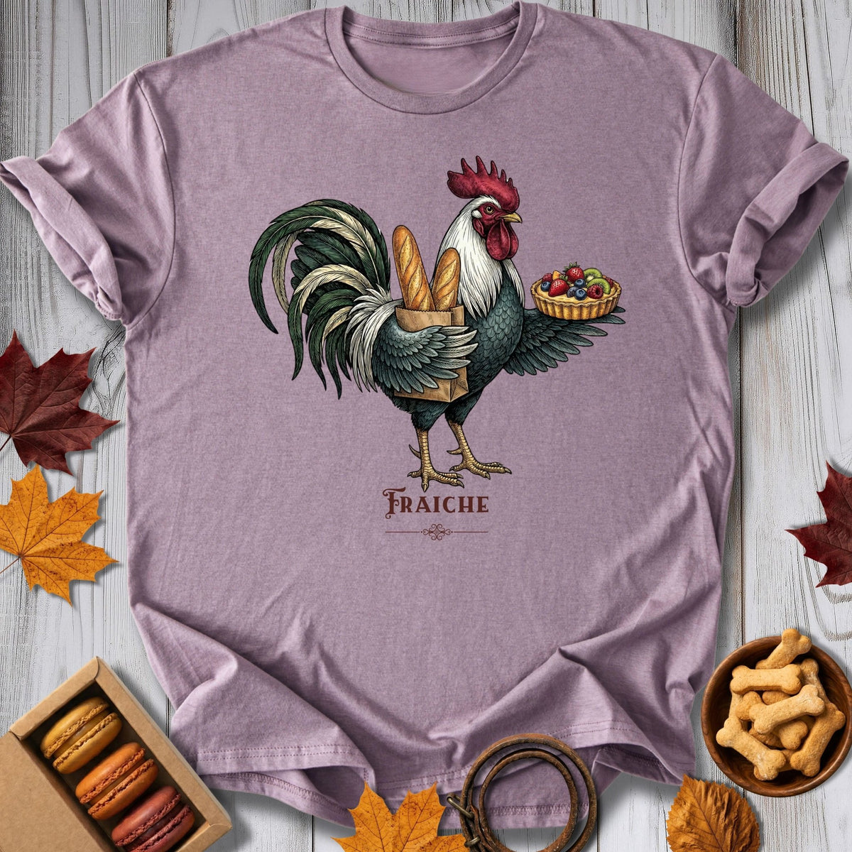 Cockerel Tart Tee - Pawtisserie - variant