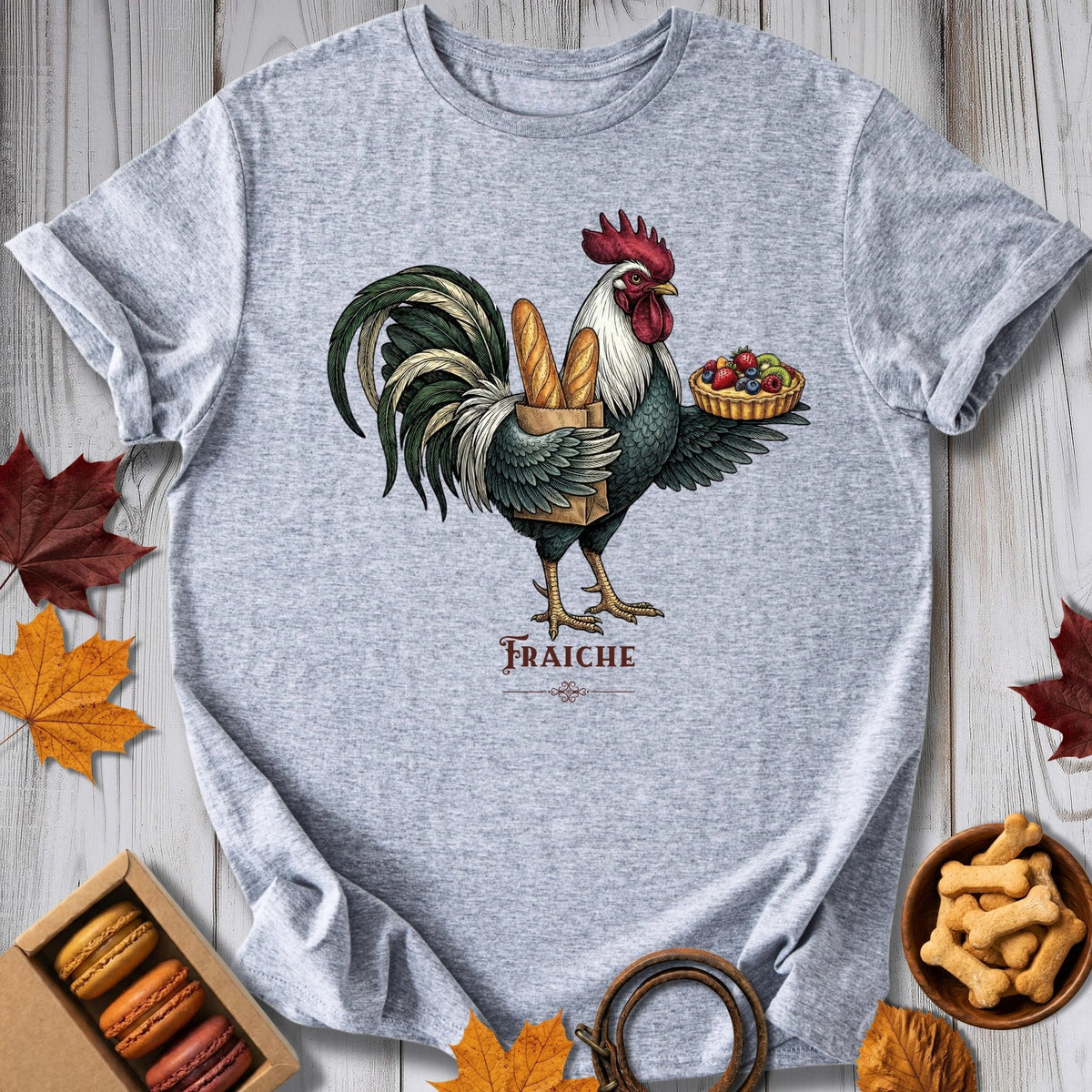 Cockerel Tart Tee - Pawtisserie - variant