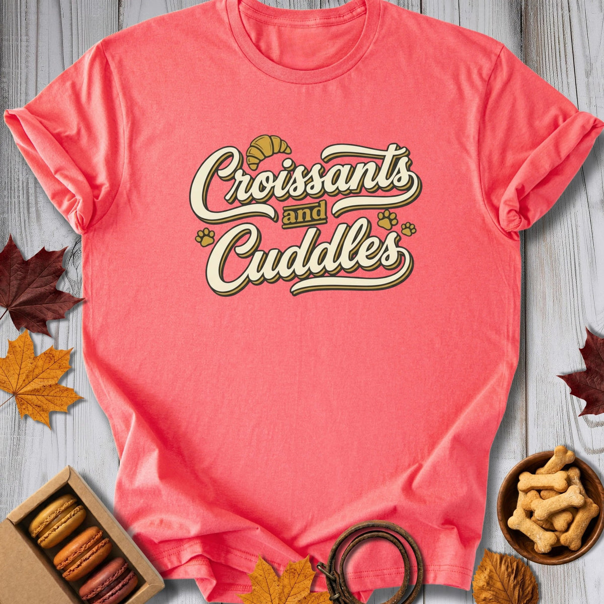 Croissants & Cuddles Tee - Pawtisserie - variant