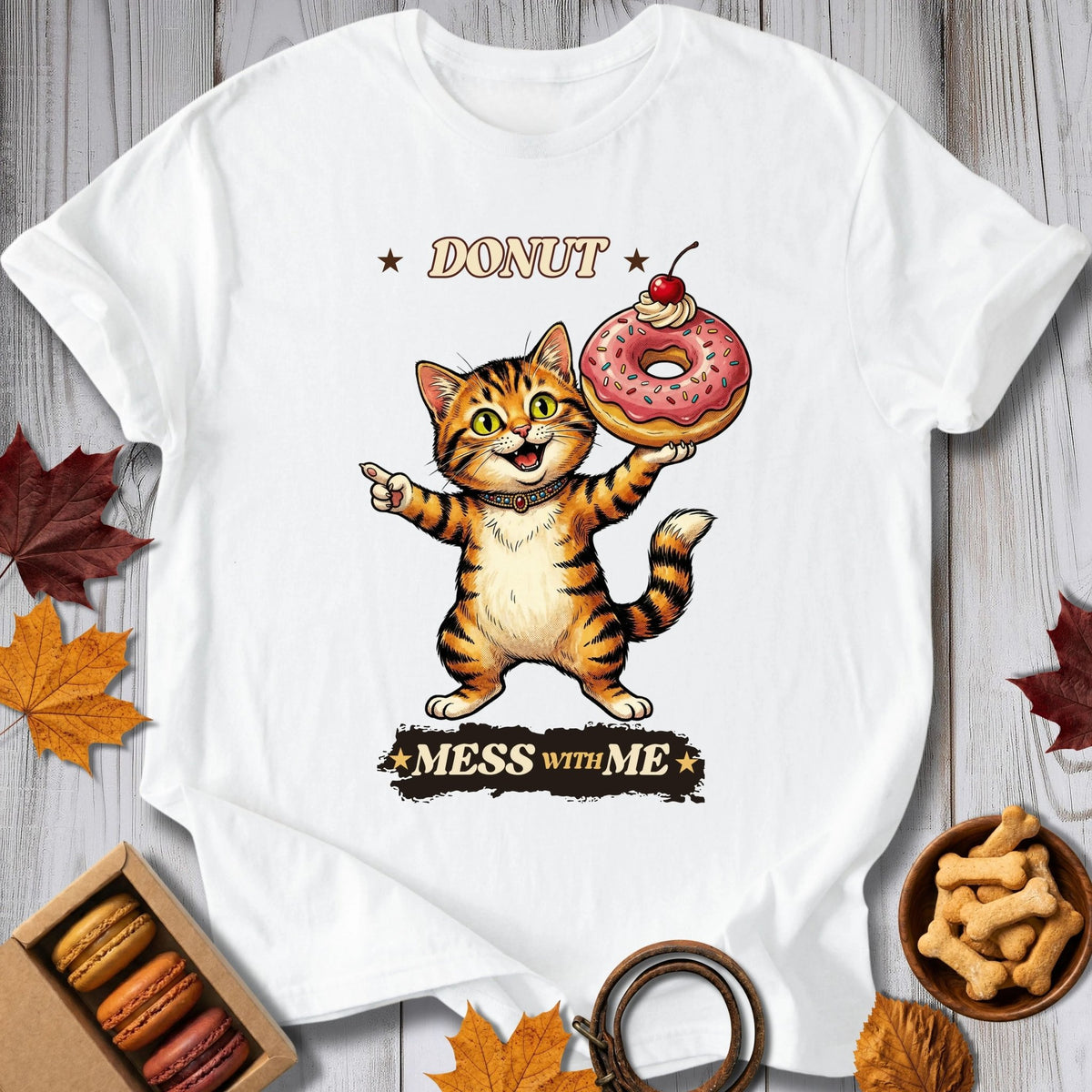 Donut Mess With Me Tee - Pawtisserie - variant