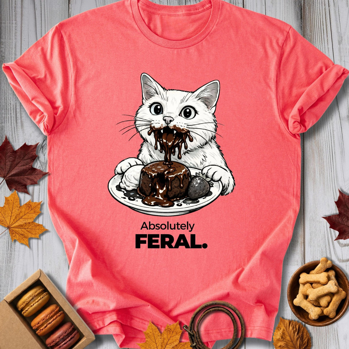 Feral & Sweet Cat Tee - Pawtisserie - variant