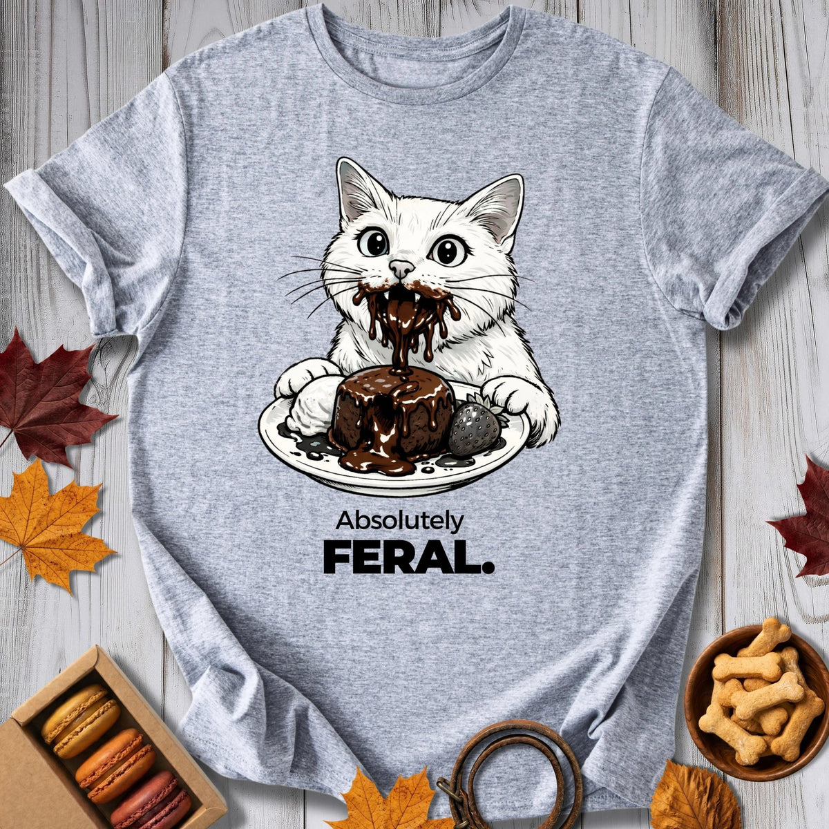 Feral & Sweet Cat Tee - Pawtisserie - variant