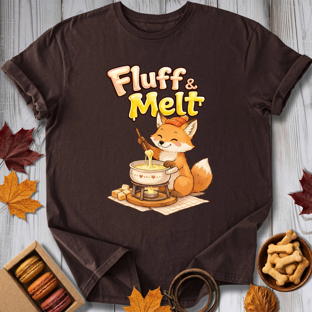 Fluff & Melt Fox Tee - Pawtisserie - variant