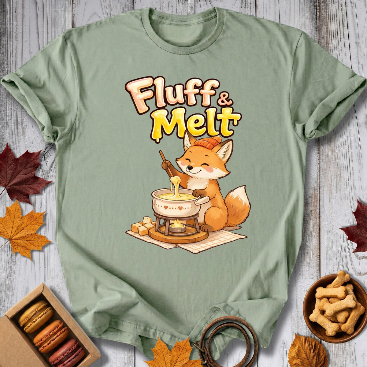 Fluff & Melt Fox Tee - Pawtisserie - variant