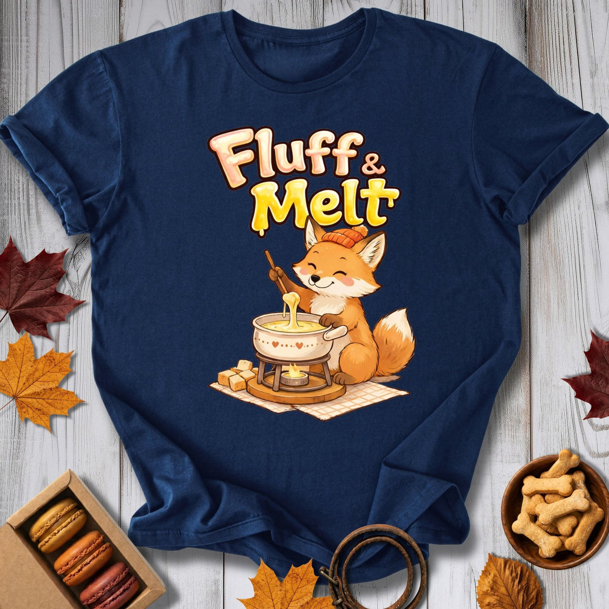 Fluff & Melt Fox Tee - Pawtisserie - variant