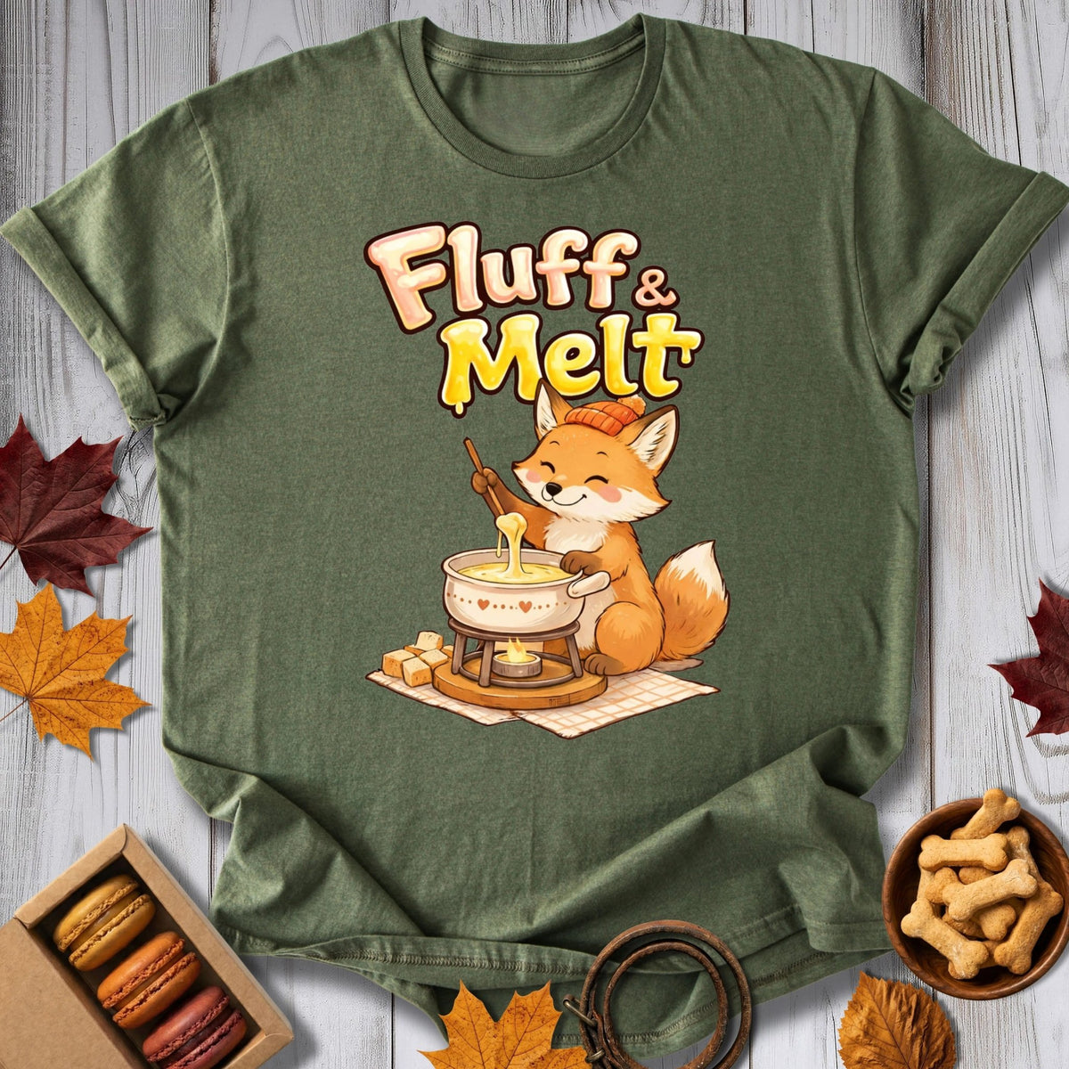 Fluff & Melt Fox Tee - Pawtisserie - variant