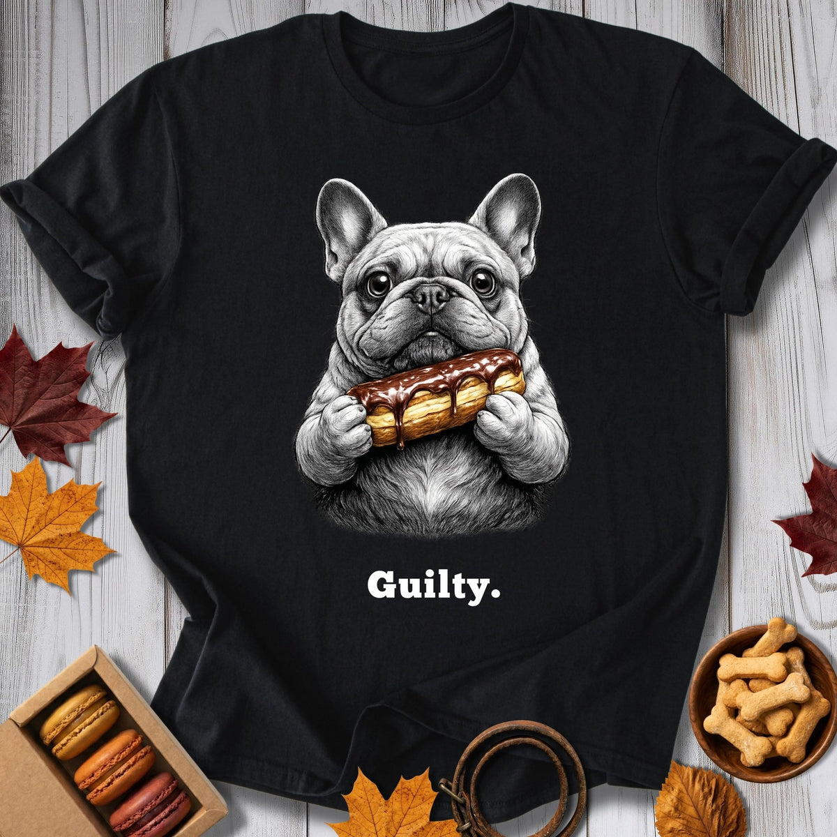 Guilty Bulldog Tee - Pawtisserie - variant